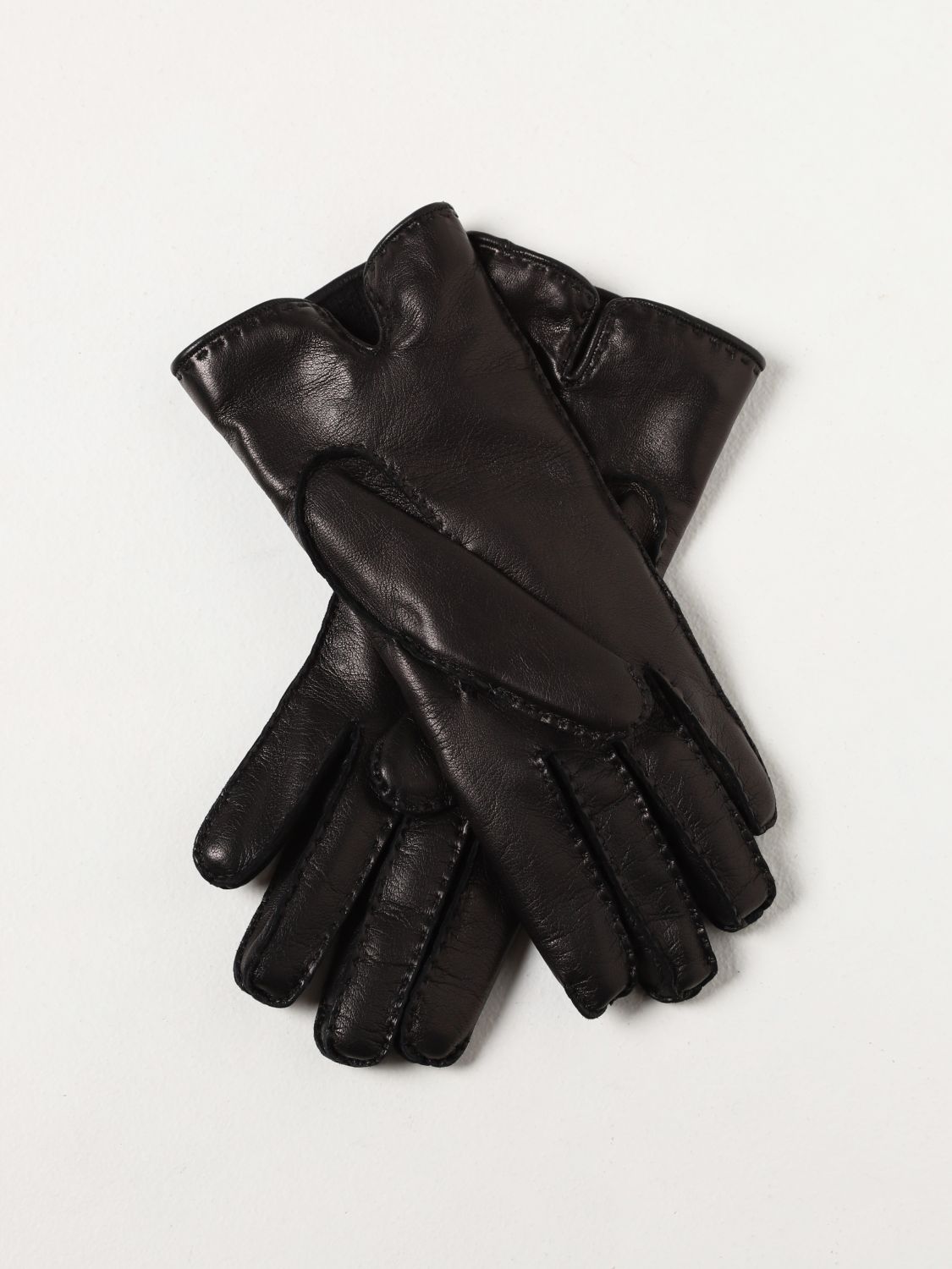 Womens Accessories Gloves Giorgio Armani Gloves In Nappa Leather in Black 