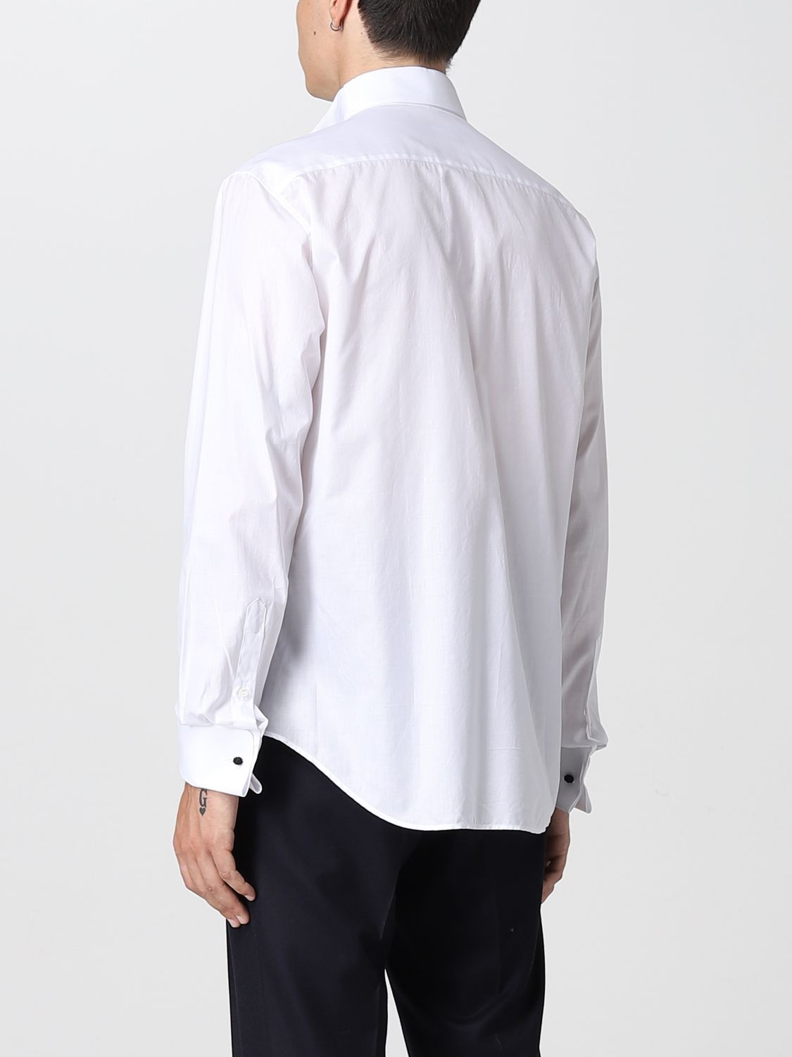 Camisa Giorgio Armani: Camisa Giorgio Armani para hombre blanco 3