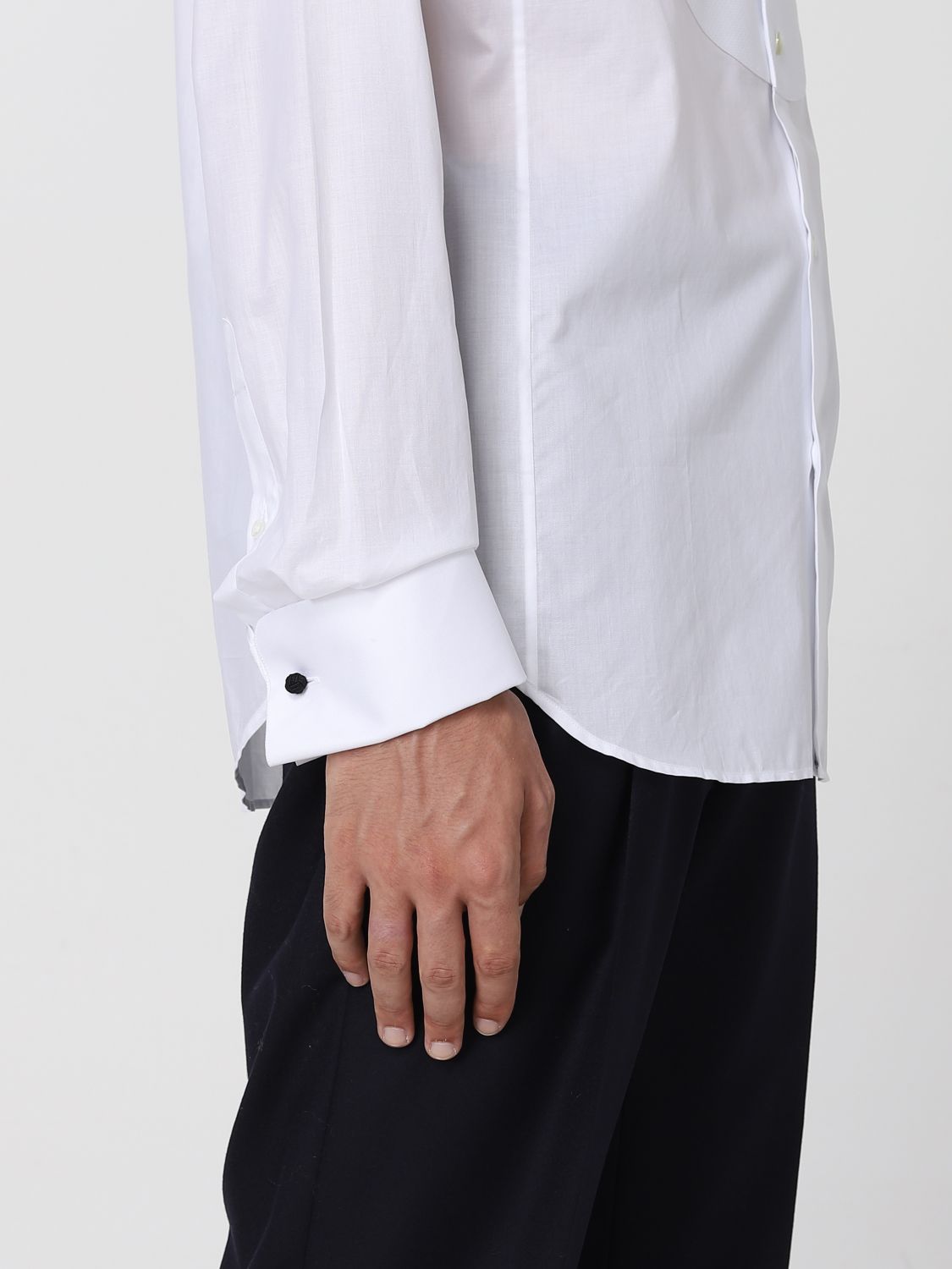 Camisa Giorgio Armani: Camisa Giorgio Armani para hombre blanco 5
