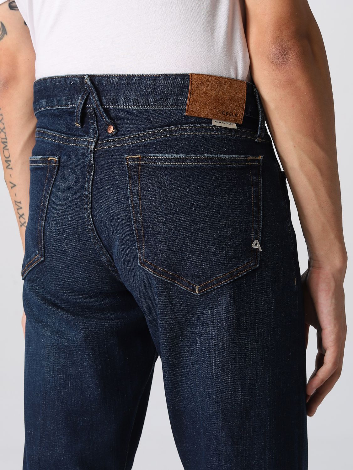 CYCLE: jeans for men - Blue | Cycle jeans CP421P514 D004 online on ...