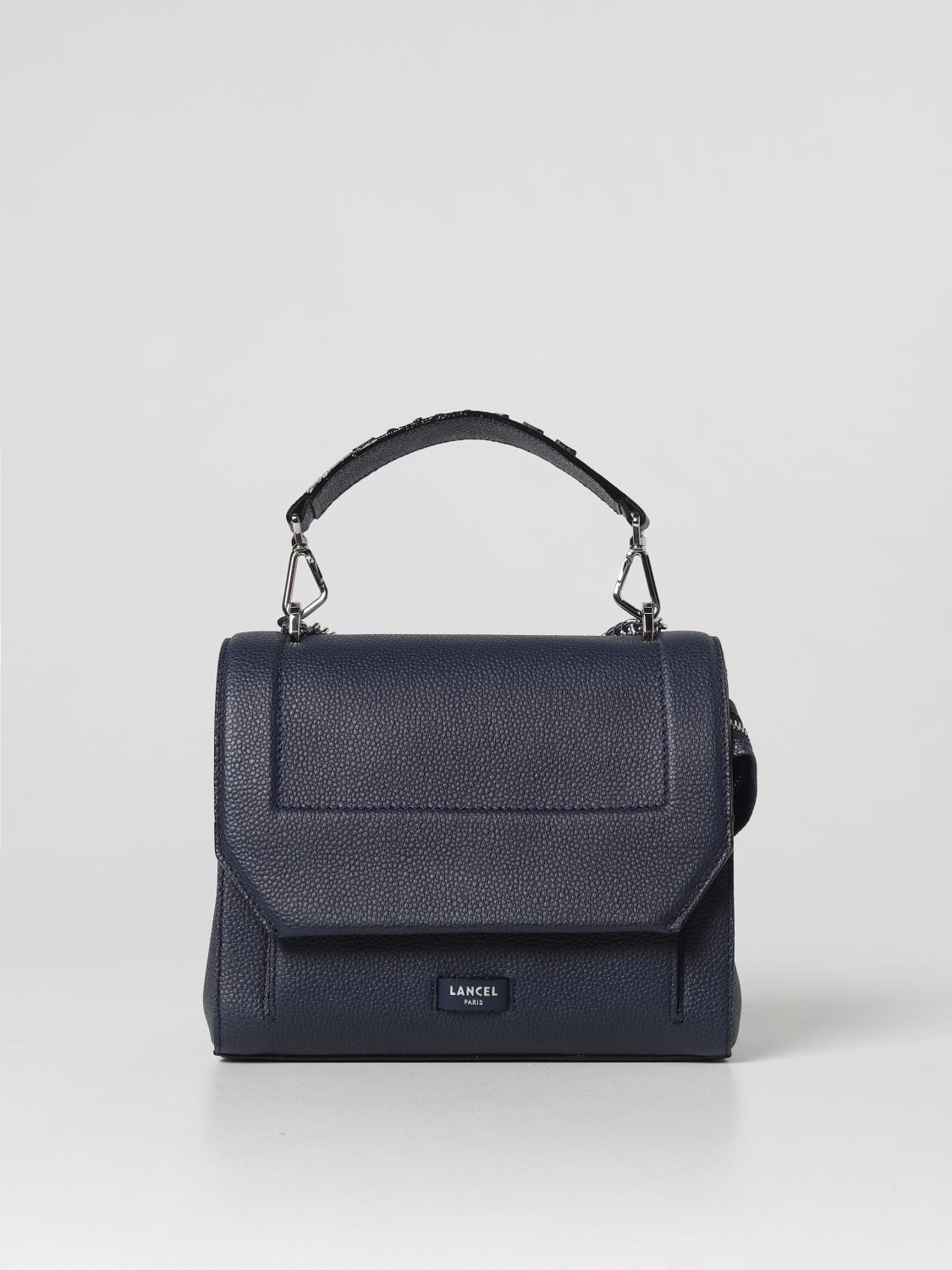 Lancel Small Ninon De Top-handle Shoulder Bag In Blue