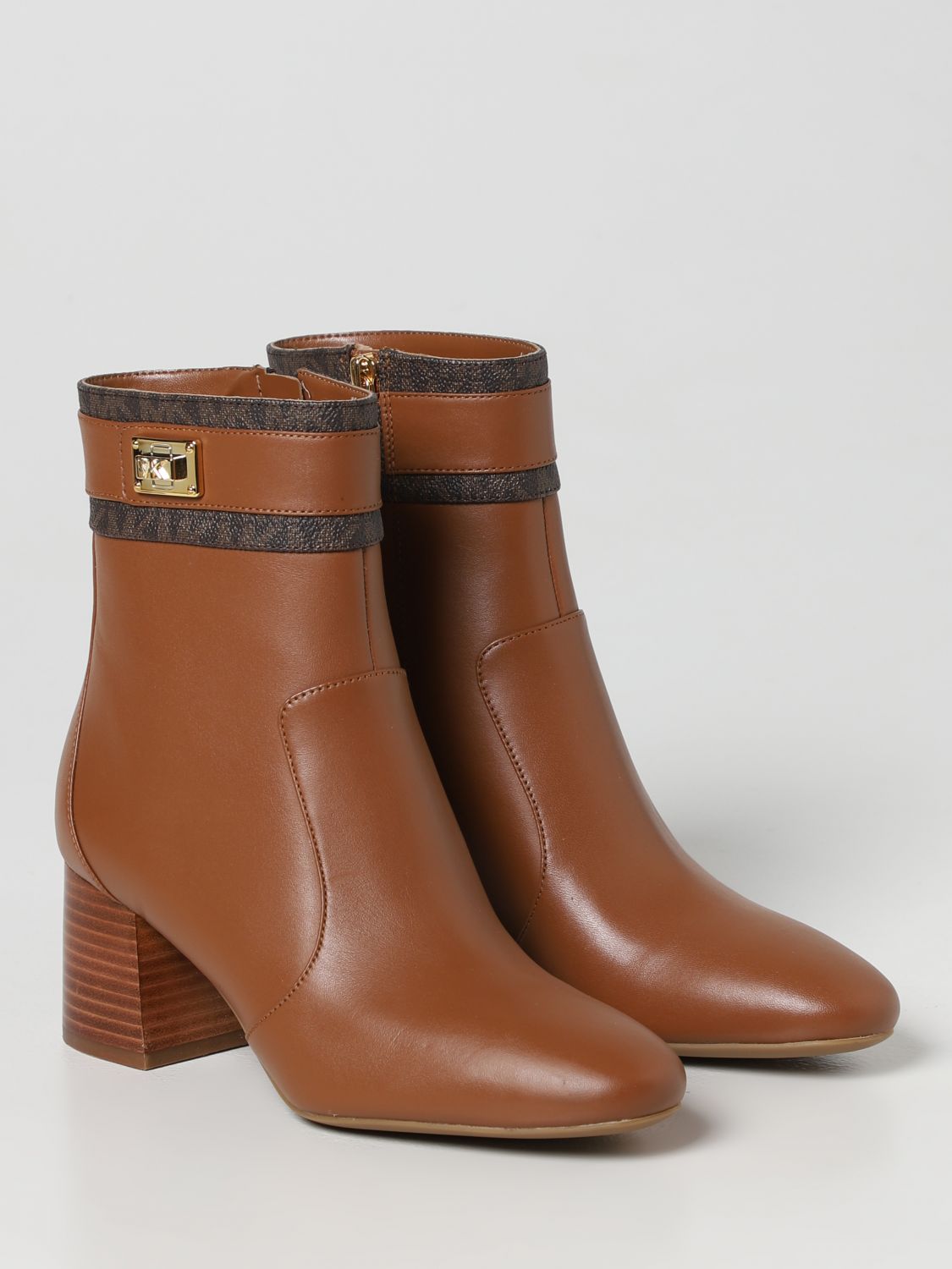 MICHAEL KORS: flat ankle boots for women - Leather | Michael Kors flat ankle  boots 40T2PDME6L online on 