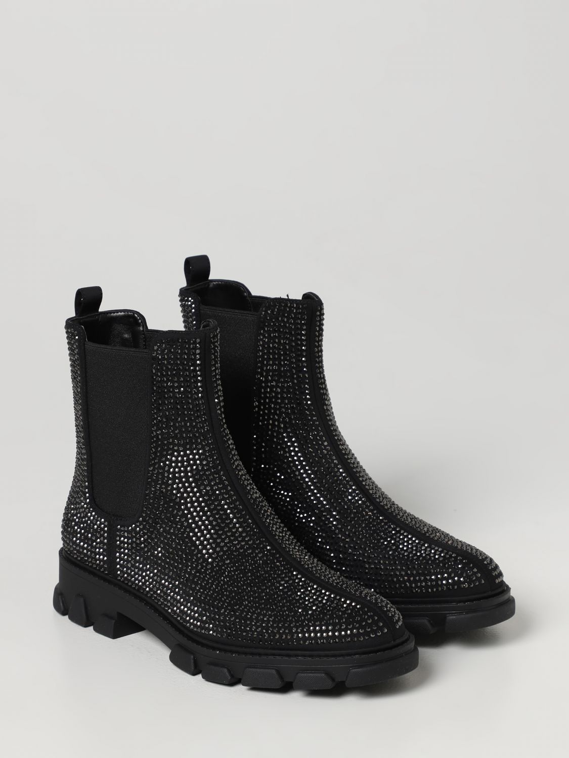 Michael Kors Outlet: flat ankle boots for women - Black | Michael Kors flat ankle  boots 40F2RIFE5D online on 