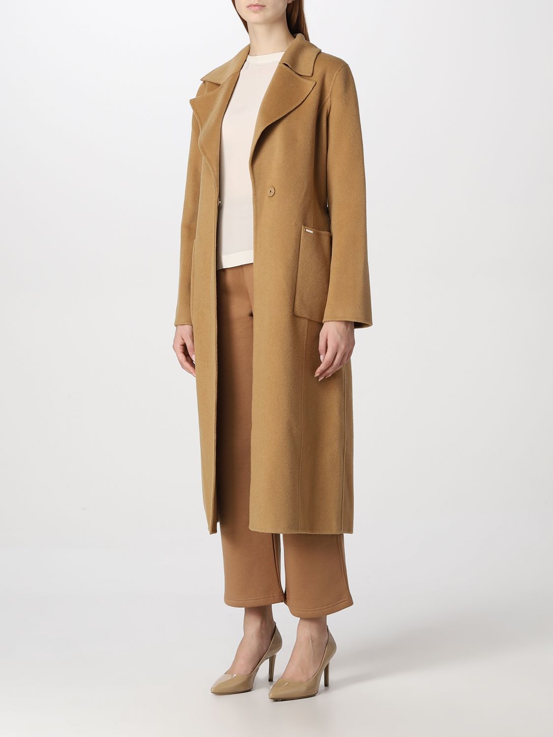 Michael Kors Outlet: coat for woman - Camel | Michael Kors coat 77Q5935M22  online on 