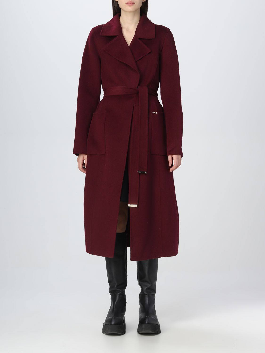 Michael Kors Outlet: coat for woman - Burgundy | Michael Kors coat  77Q5935M22 online on 