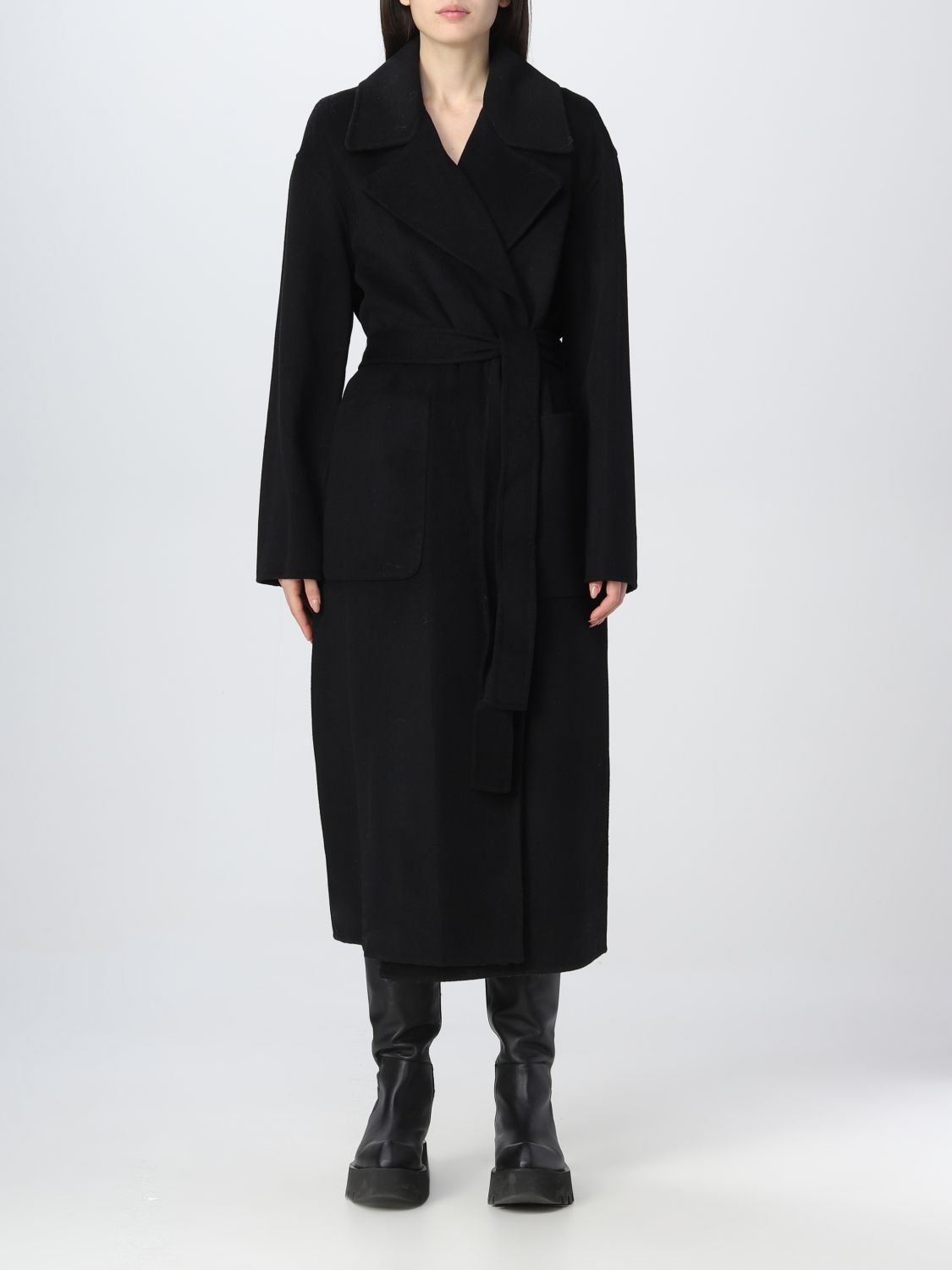 MICHAEL KORS: coat for woman - Black | Michael Kors coat MS12023GBX online  on 