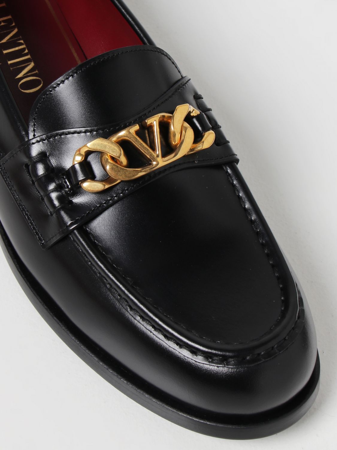 Loafers Valentino Garavani: Valentino Garavani leather loafers black 4