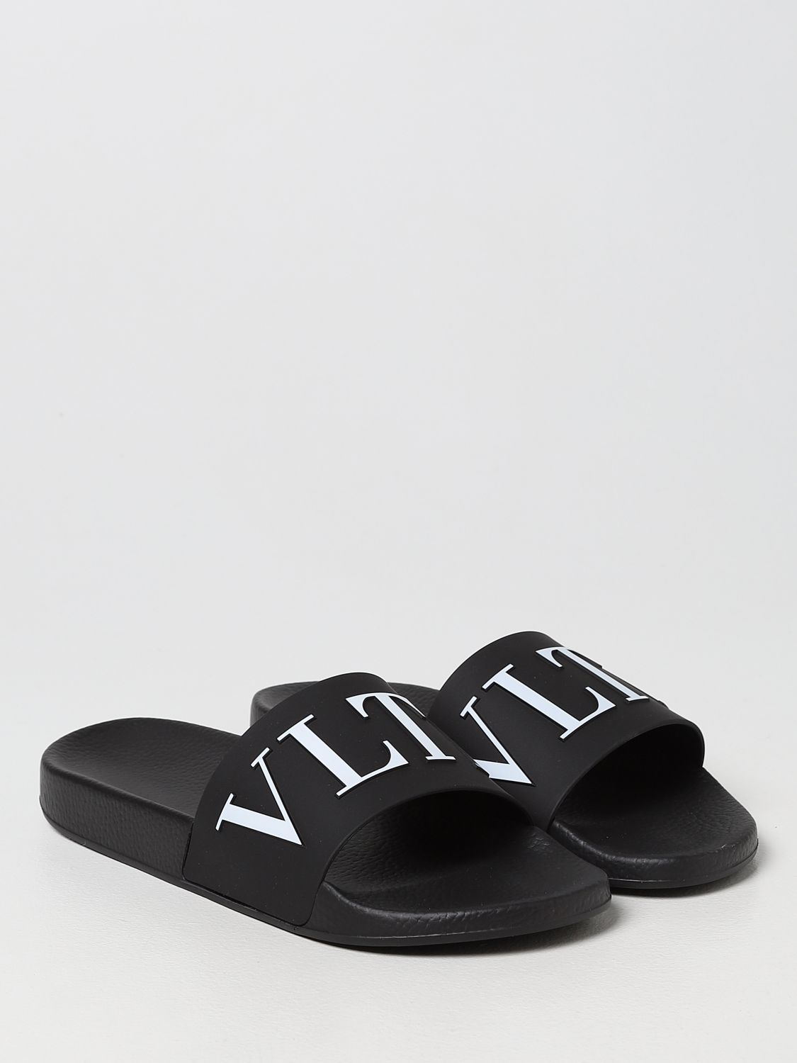 Sandals Valentino Garavani: Valentino Garavani rubber sandals with VLTN logo black 2