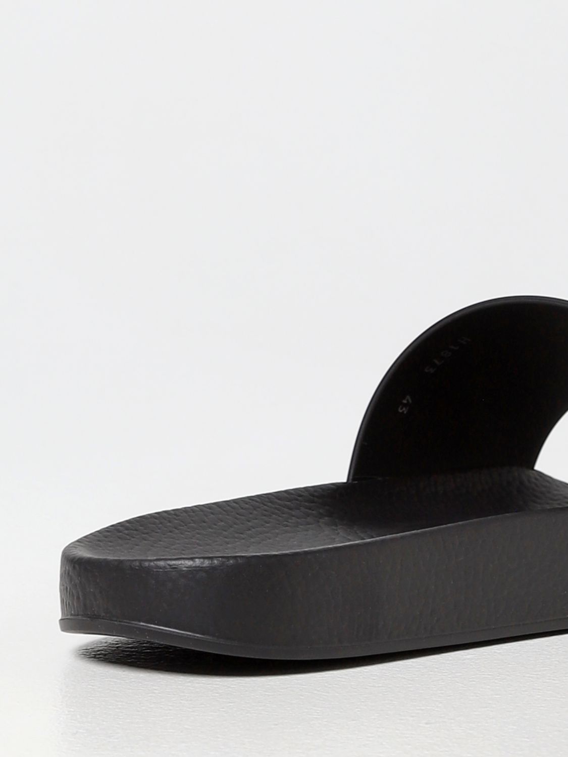 Sandals Valentino Garavani: Valentino Garavani rubber sandals with VLTN logo black 3