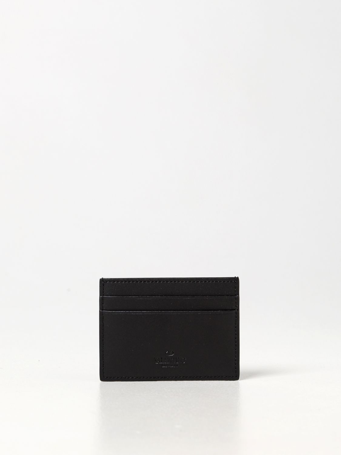Wallet Valentino Garavani: Valentino Garavani cardholder with VLTN logo black 2