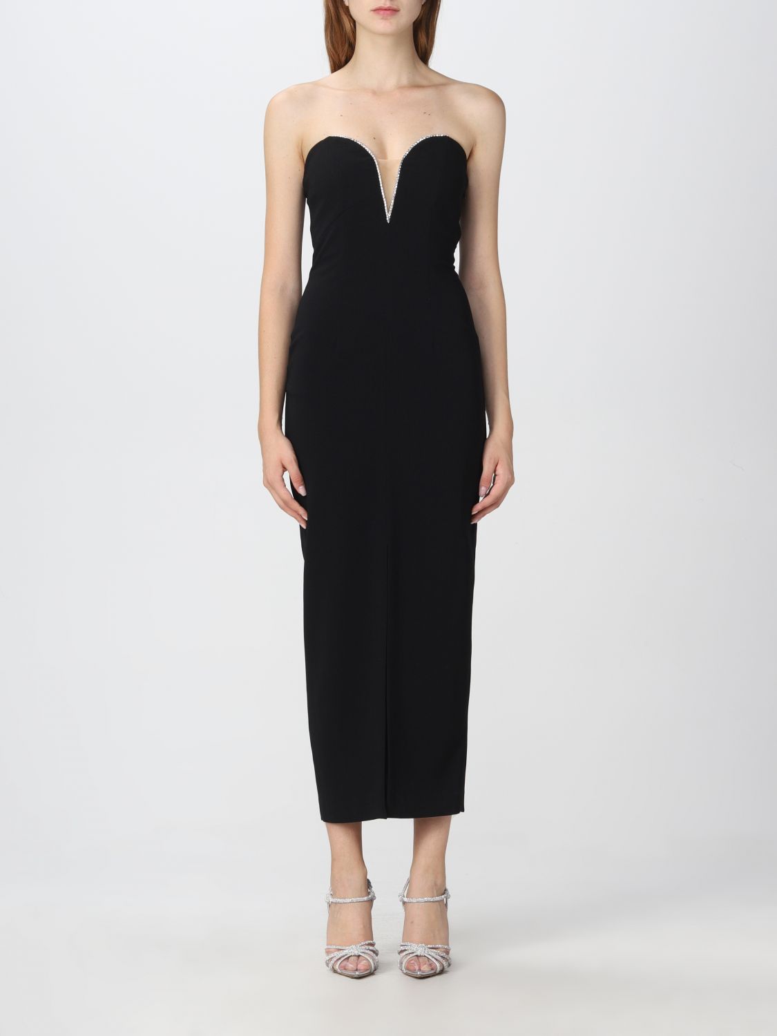 SIMONA CORSELLINI: dress for woman - Black | Simona Corsellini dress ...