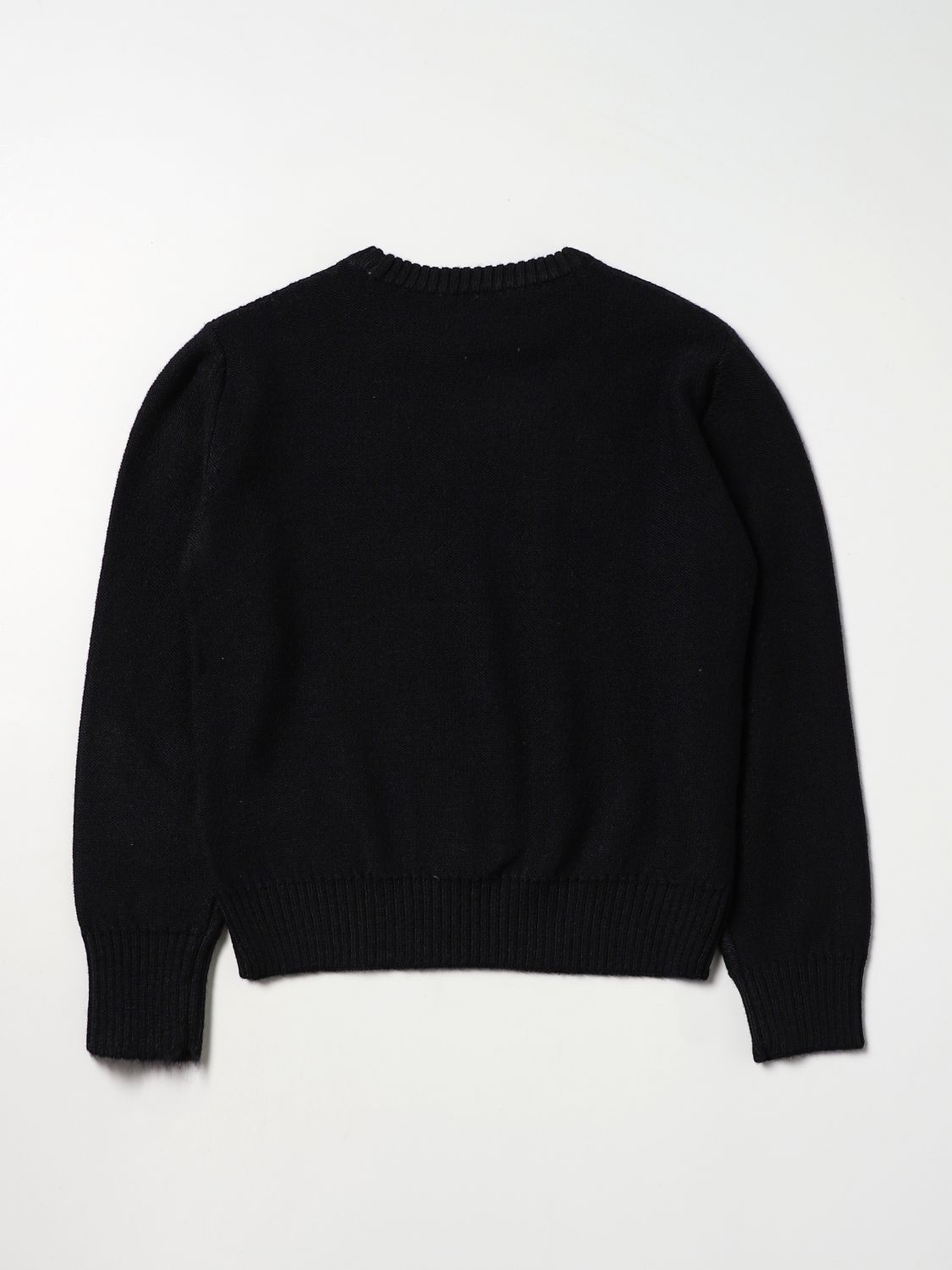 Maglia N° 21: Maglione N° 21 in lana con logo nero 2