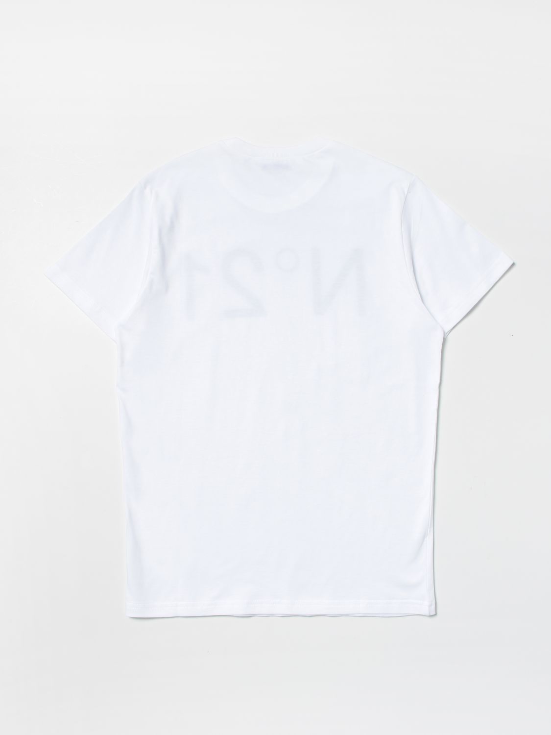 T-shirt N° 21: T-shirt N°21 in cotone con logo bianco 2