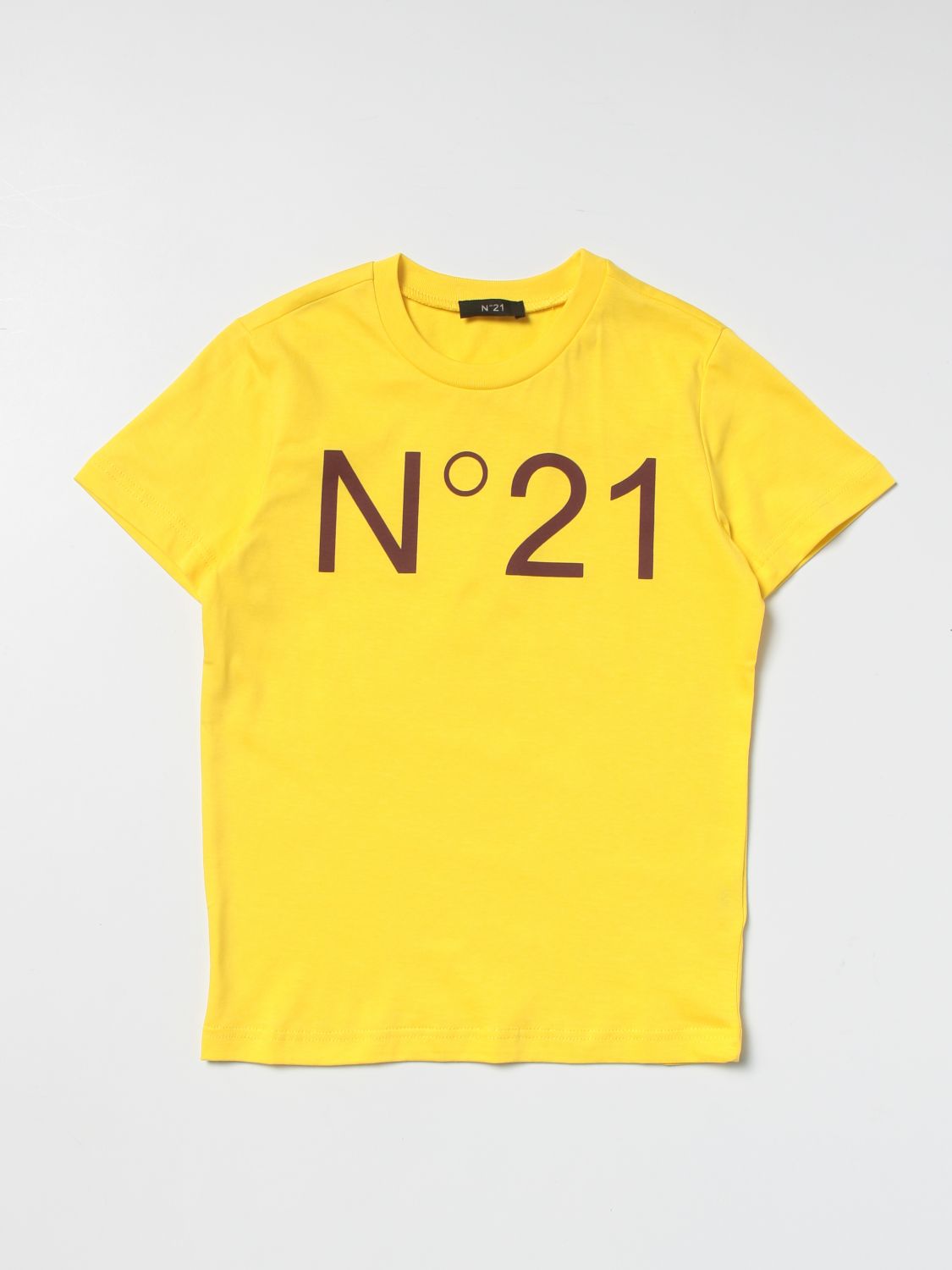 T-shirt N° 21: T-shirt N° 21 garçon jaune 1