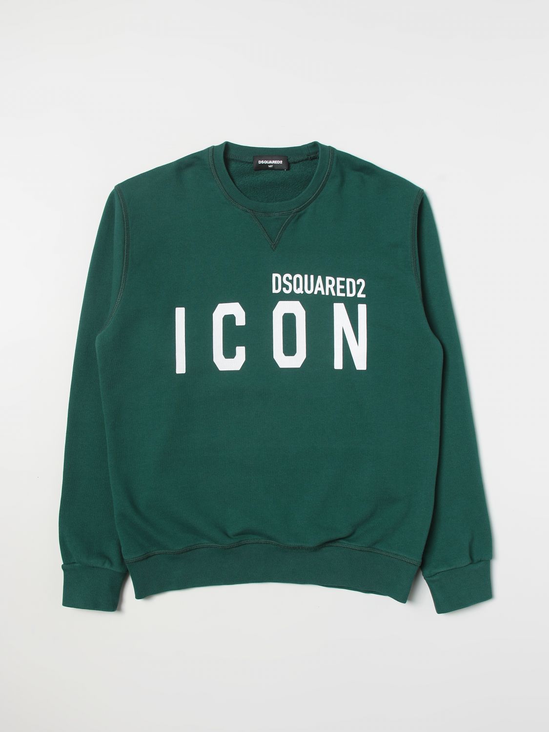 forum Autorisatie Speciaal DSQUARED2 JUNIOR: sweater for boys - Green | Dsquared2 Junior sweater  DQ1358D002Y online on GIGLIO.COM