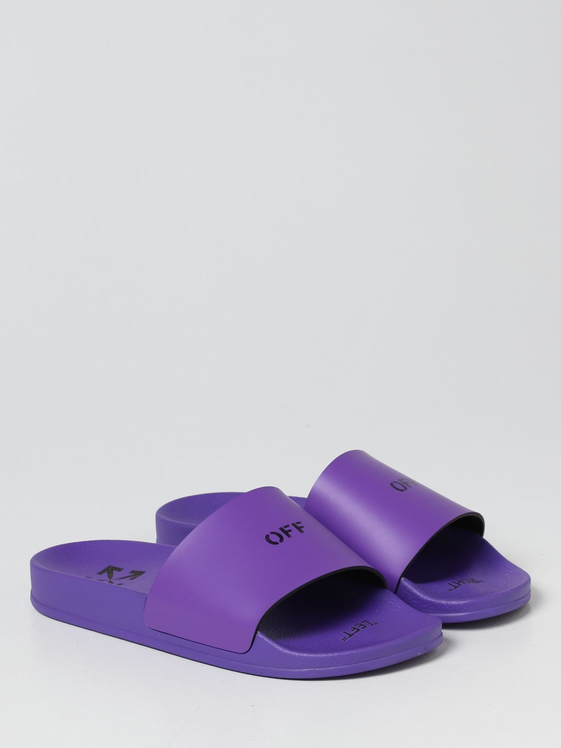 Flat sandals Off-White: Off-White flat sandals for women violet 2