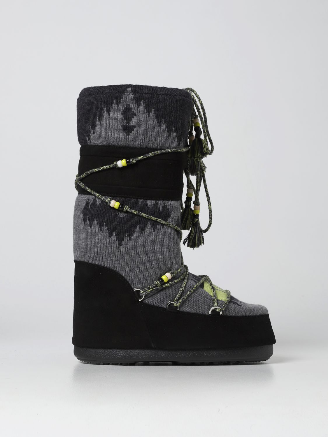ALANUI: boots for woman - Grey | Alanui boots LWIE001F22KNI001 online ...