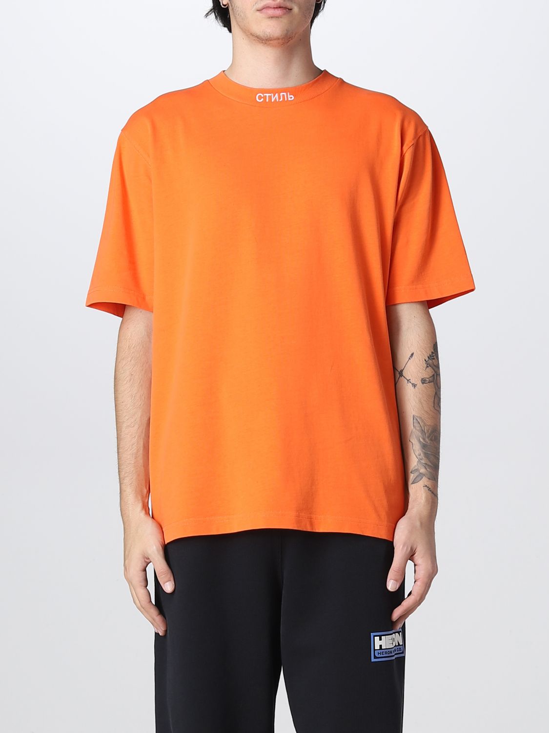 Heron Preston T-shirt  Herren Farbe Orange