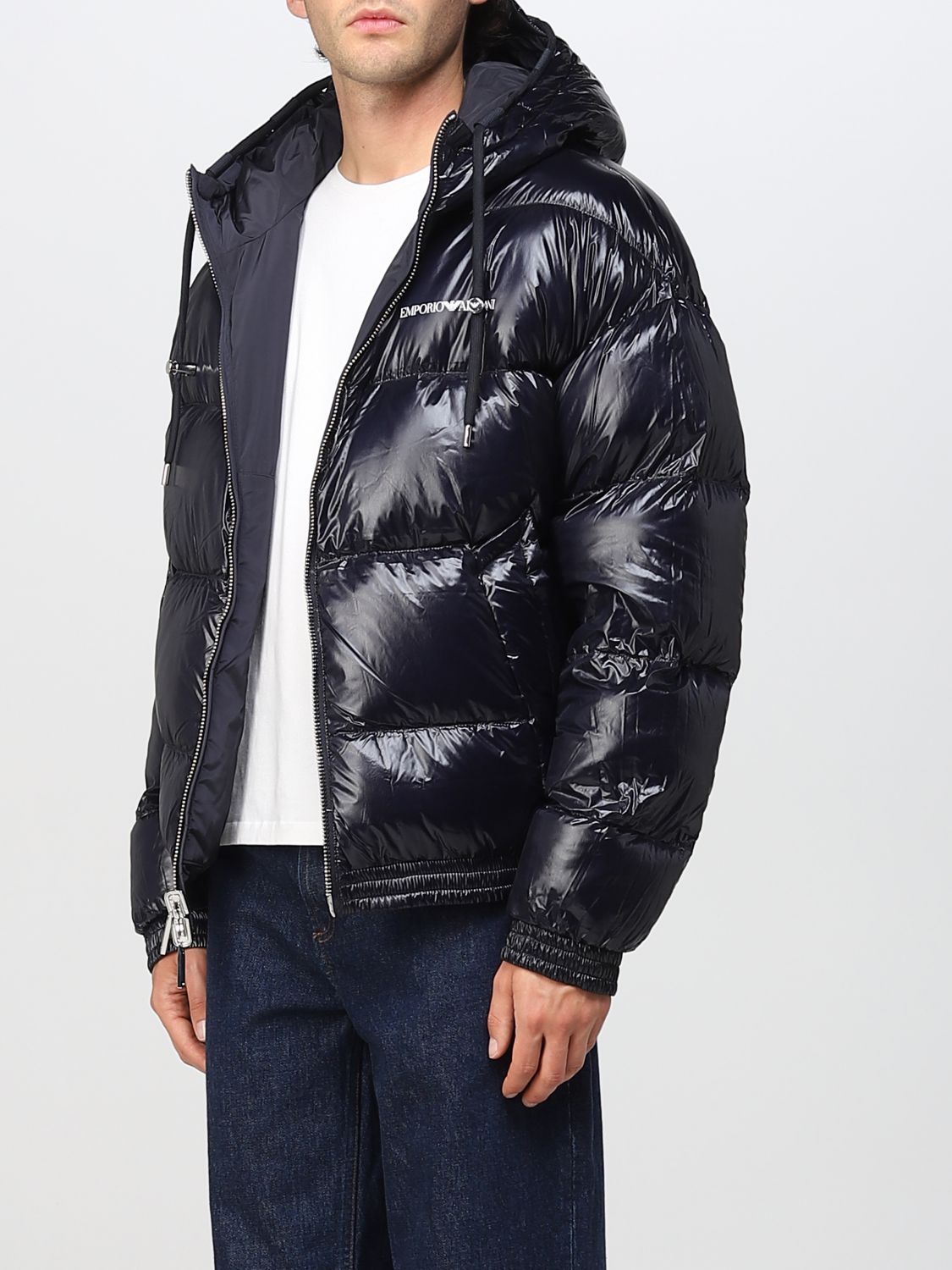 waardigheid hoog patroon Emporio Armani Outlet: jacket for man - Blue | Emporio Armani jacket  6L1BP31NNBZ online on GIGLIO.COM