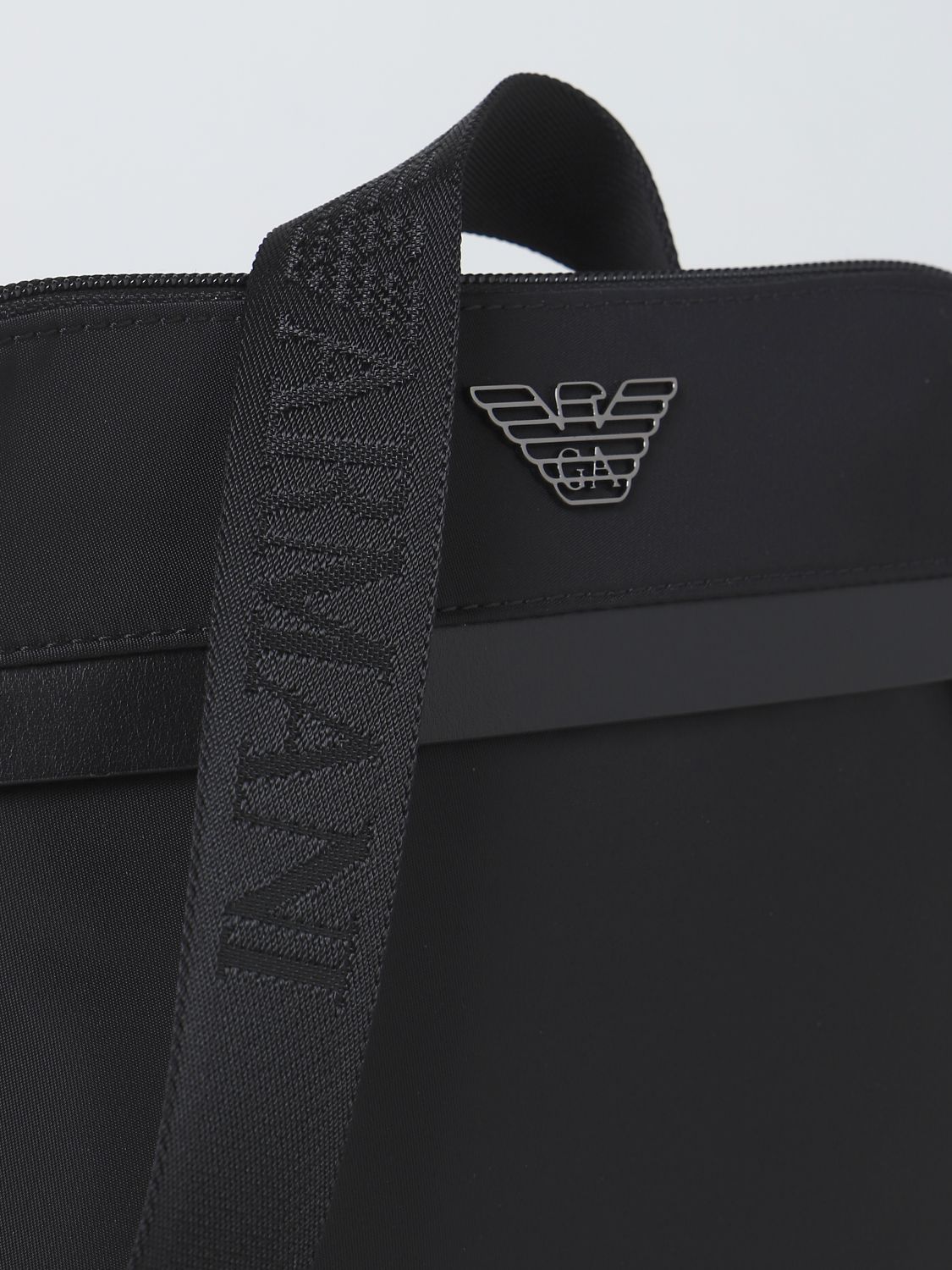 Shoulder bag Emporio Armani: Emporio Armani shoulder bag for men black 3