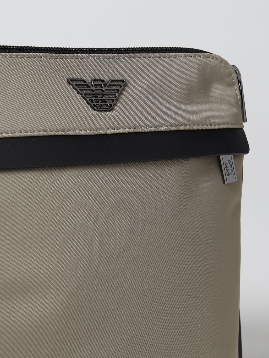 Shoulder bag Emporio Armani: Emporio Armani shoulder bag for men grey 3