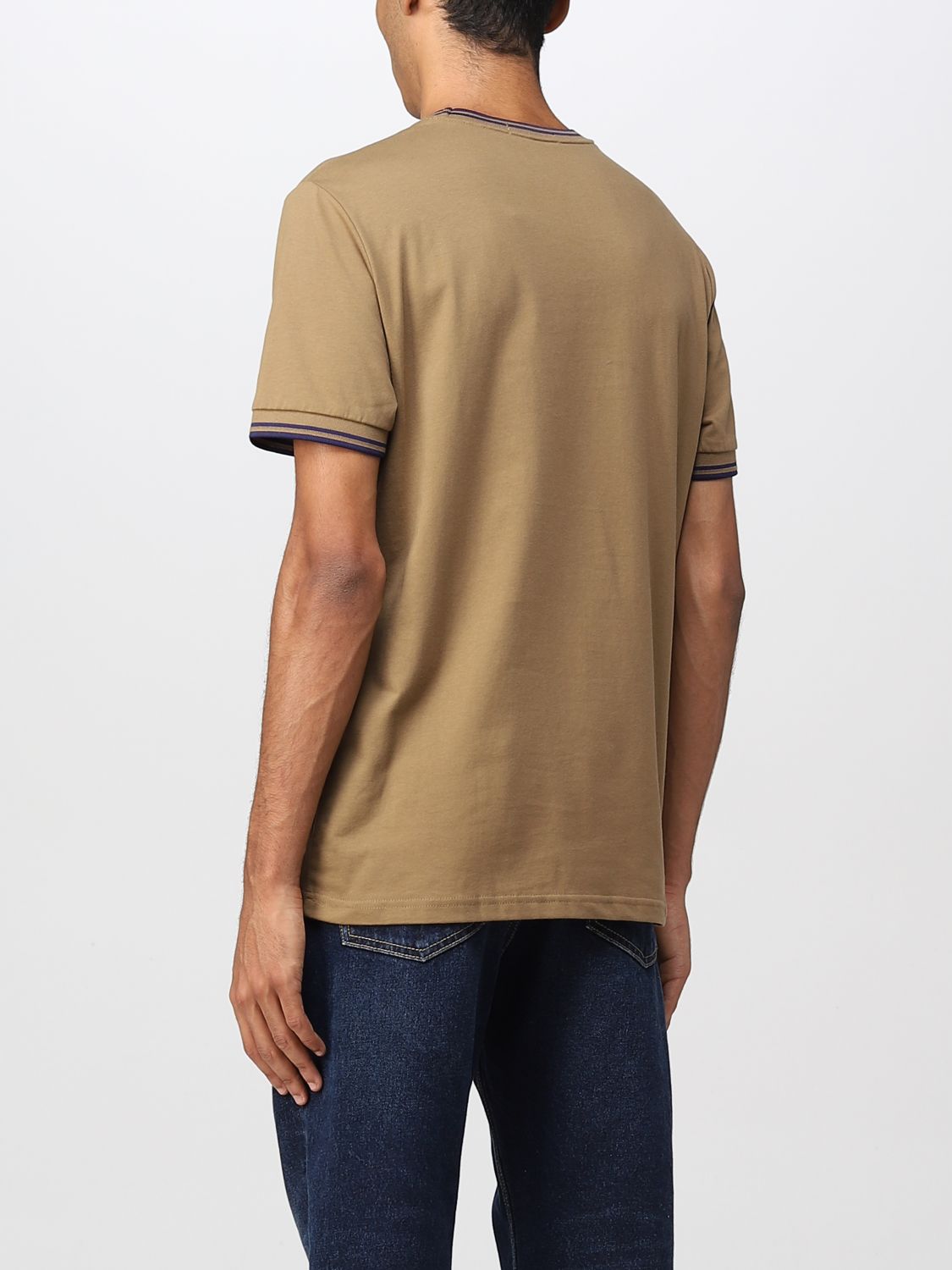 T-shirt Fred Perry: Fred Perry t-shirt for man brown 2
