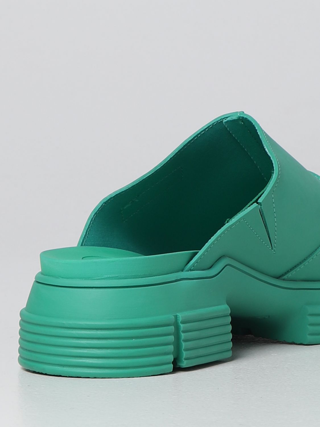 Flache Schuhe Ganni: Ganni Damen Flache Schuhe grün 3