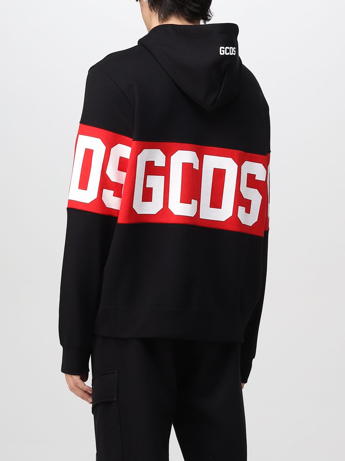 GCDS: sweatshirt for man - White | Gcds sweatshirt CC94M021013 online ...