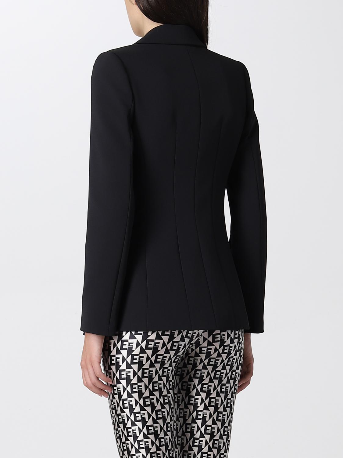 Americana Elisabetta Franchi: Americana Elisabetta Franchi para mujer negro 2