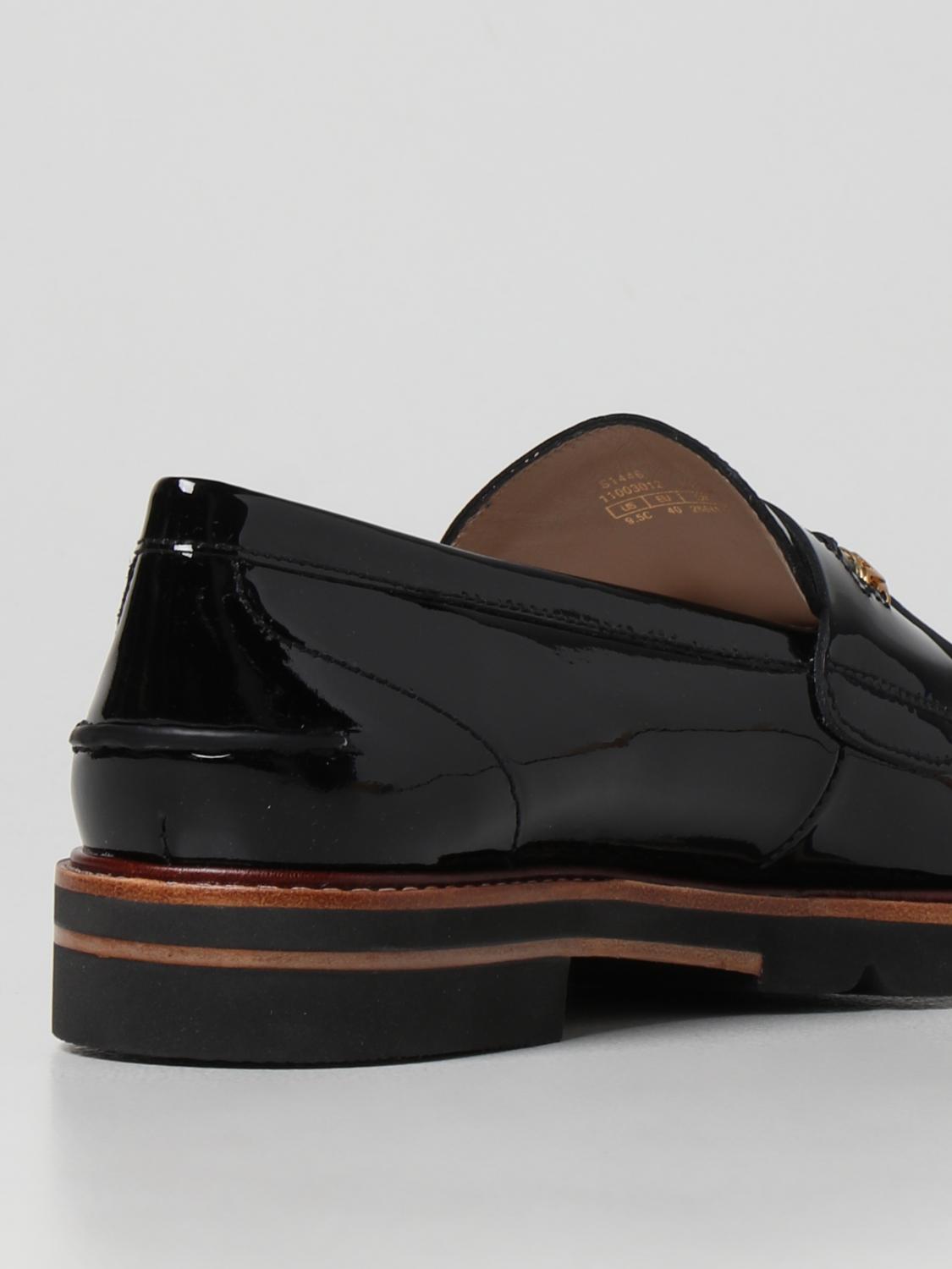 stuart weitzman patent leather loafers