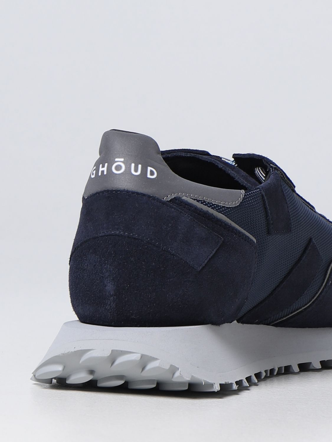 Sneakers Ghoud: Sneakers Rush One Ghoud in suede e mesh blue 3