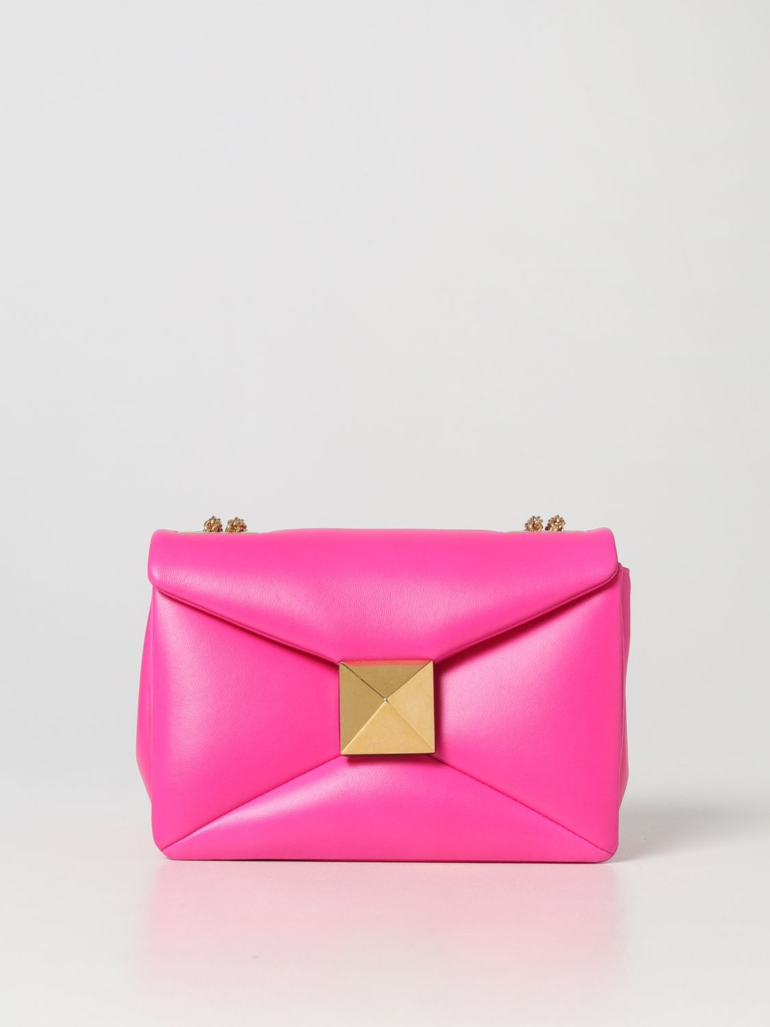 Valentino Garavani Small One Stud Shoulder Bag Pink