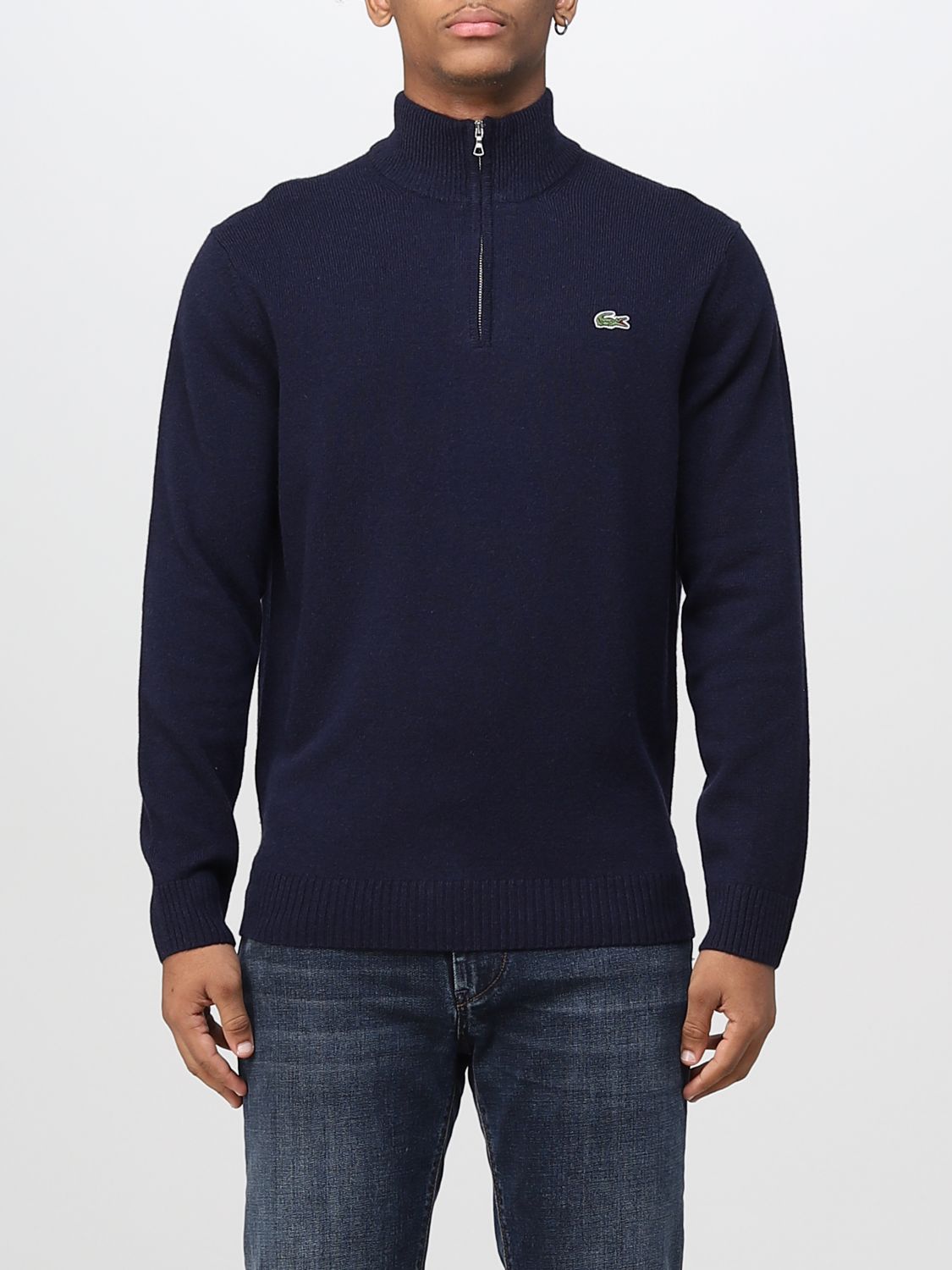 Holde Gemme Prelude LACOSTE: sweater for man - Navy | Lacoste sweater AH1953 online on  GIGLIO.COM