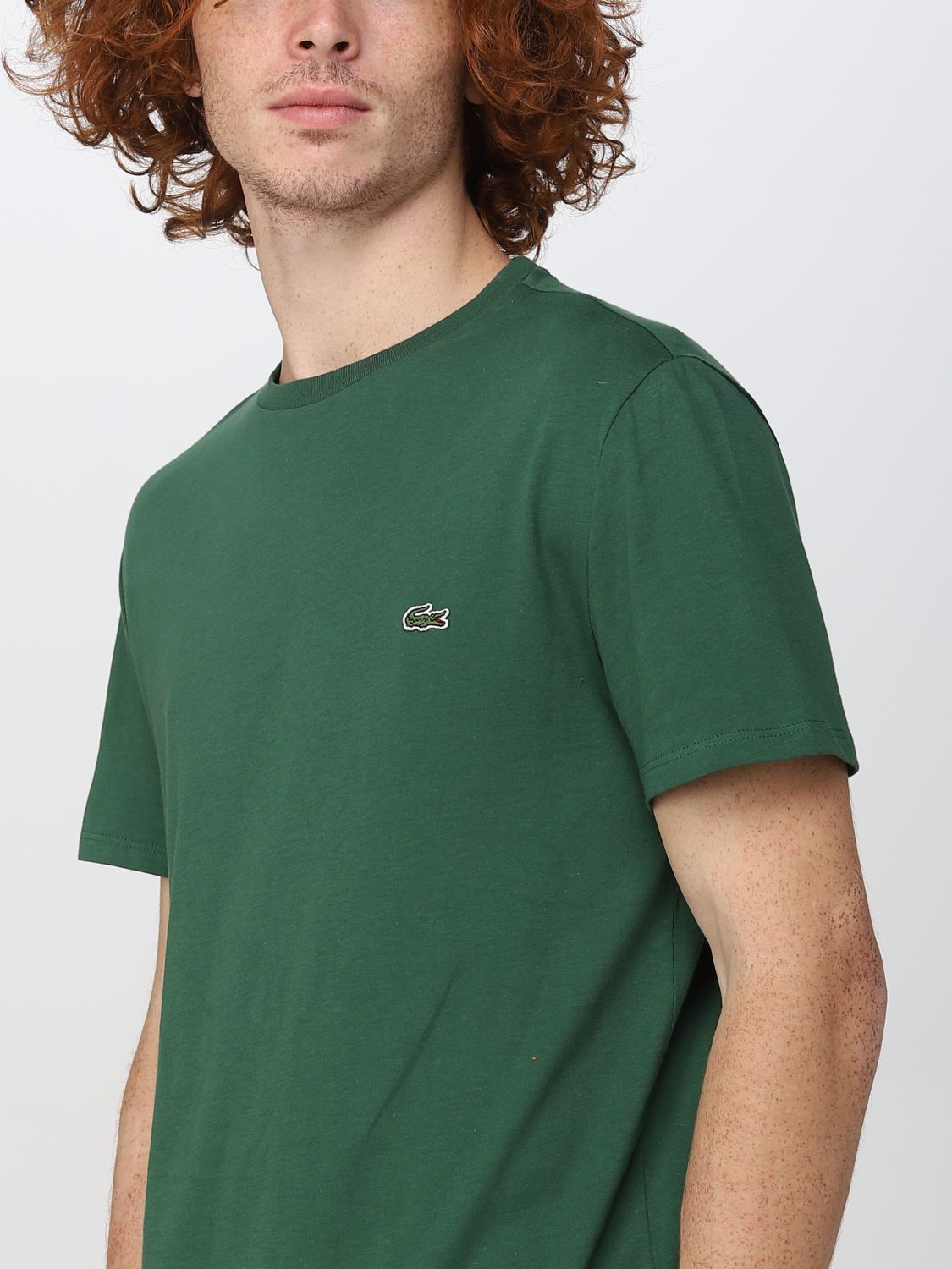 abolir Mucama sanar LACOSTE: Camiseta para hombre, Verde | Camiseta Lacoste TH6709 en línea en  GIGLIO.COM