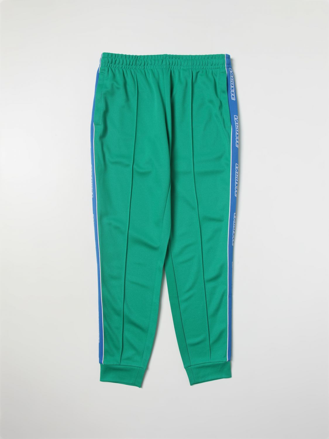LACOSTE: pants for boys - Green | Lacoste pants XH0095 online on GIGLIO.COM