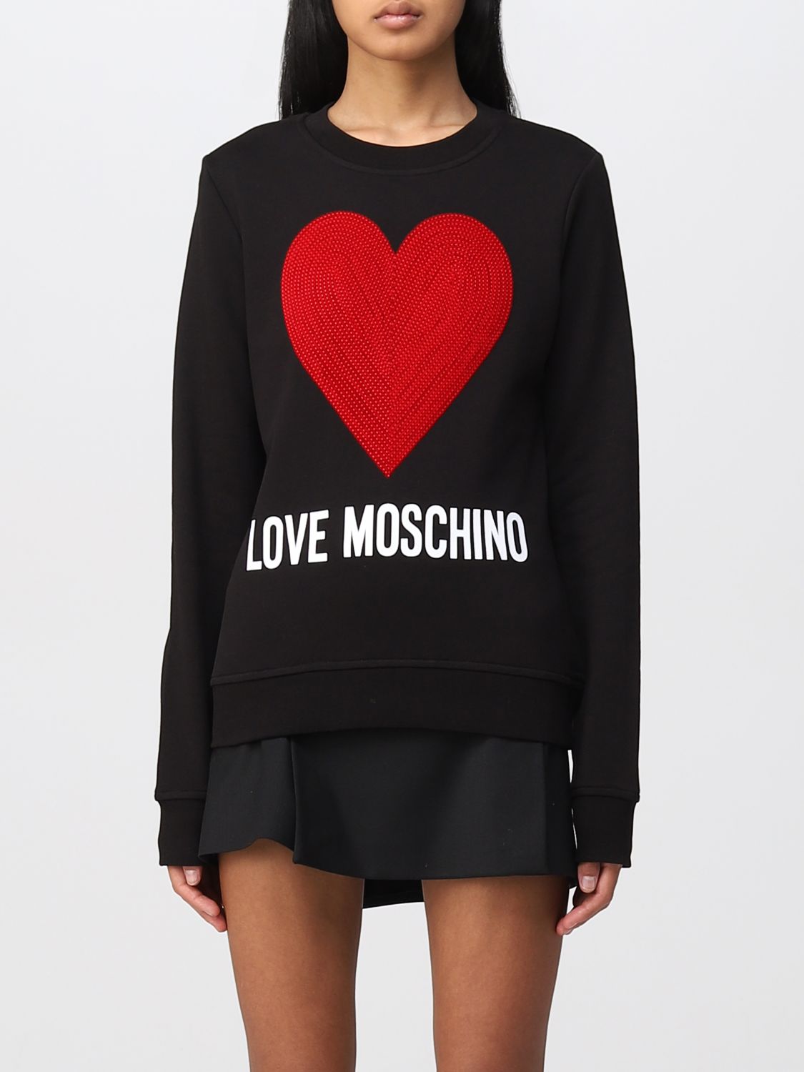Regan charme Fahrenheit Love Moschino Outlet: sweatshirt for woman - Black | Love Moschino  sweatshirt W648402E2388 online on GIGLIO.COM