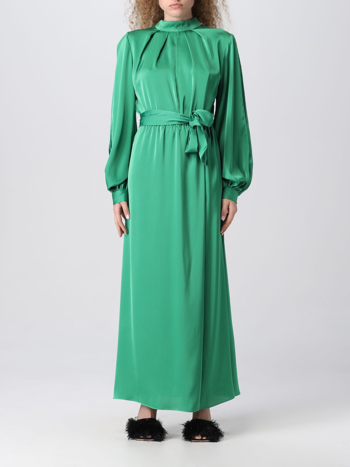 Dress H COUTURE Woman colour Green