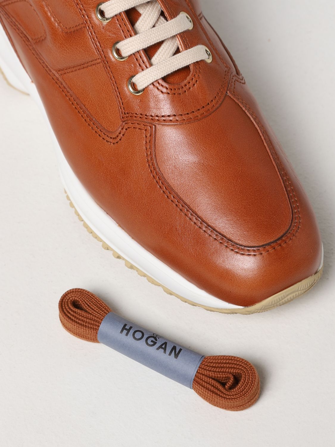 Sneakers Hogan: Sneakers Interactive Hogan in pelle cuoio 4