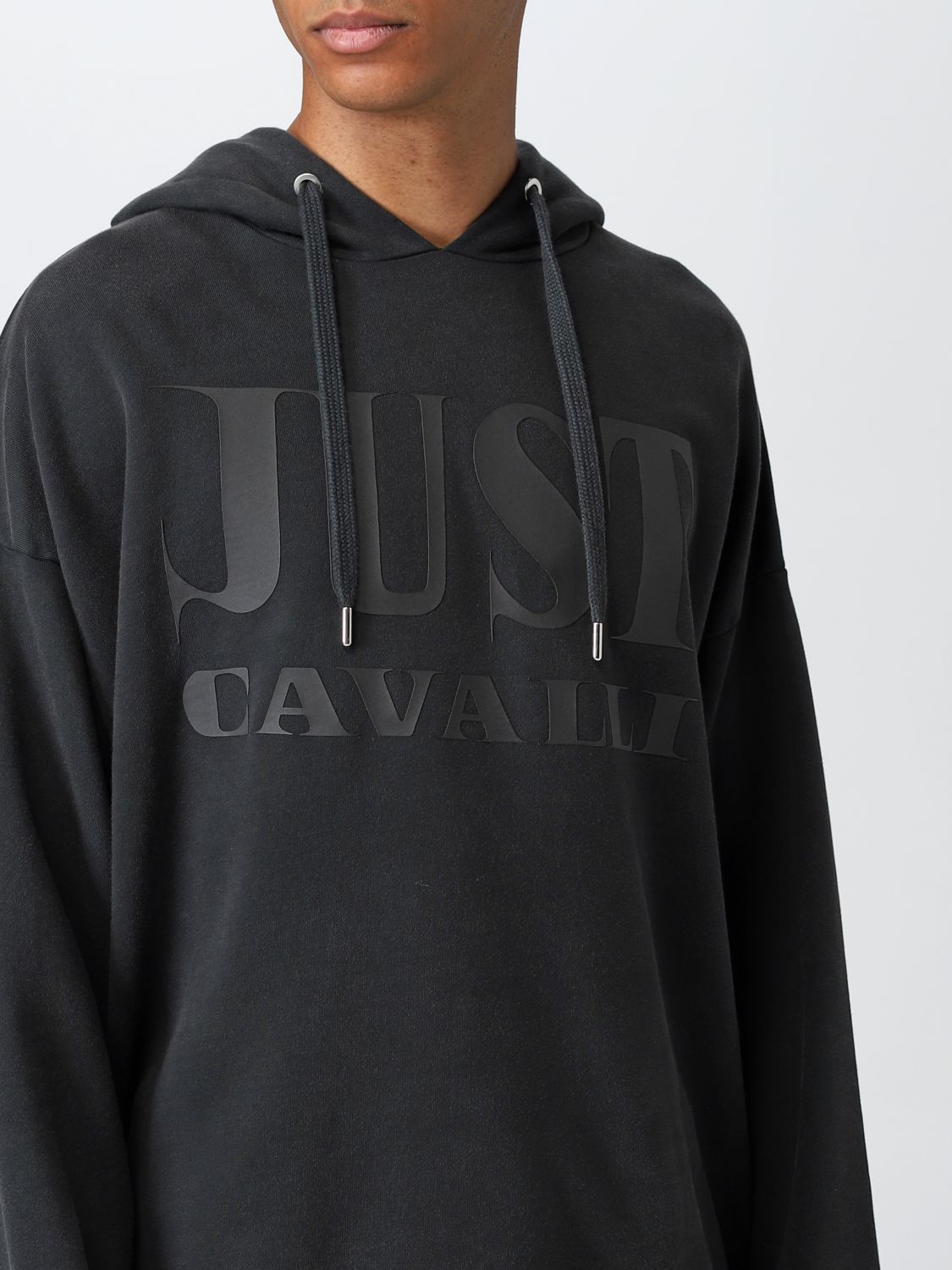 Sweatshirt Just Cavalli: Just Cavalli sweatshirt for men black 4