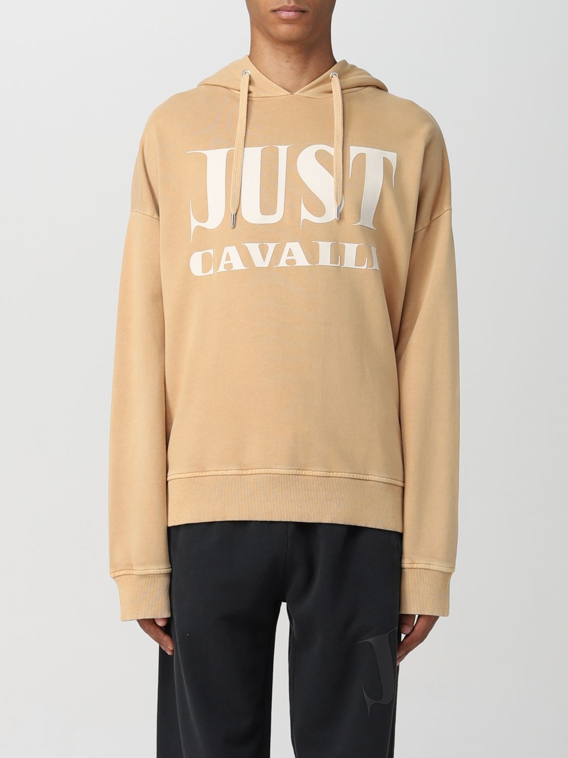 Sweatshirt Just Cavalli: Just Cavalli sweatshirt for men beige 1