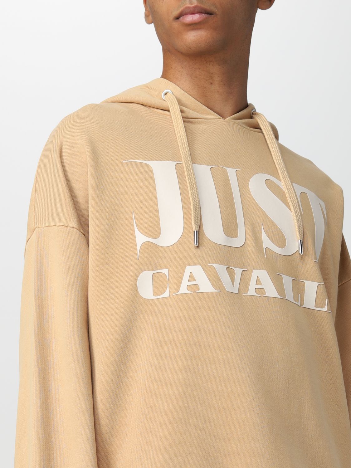 Sweatshirt Just Cavalli: Just Cavalli sweatshirt for men beige 3