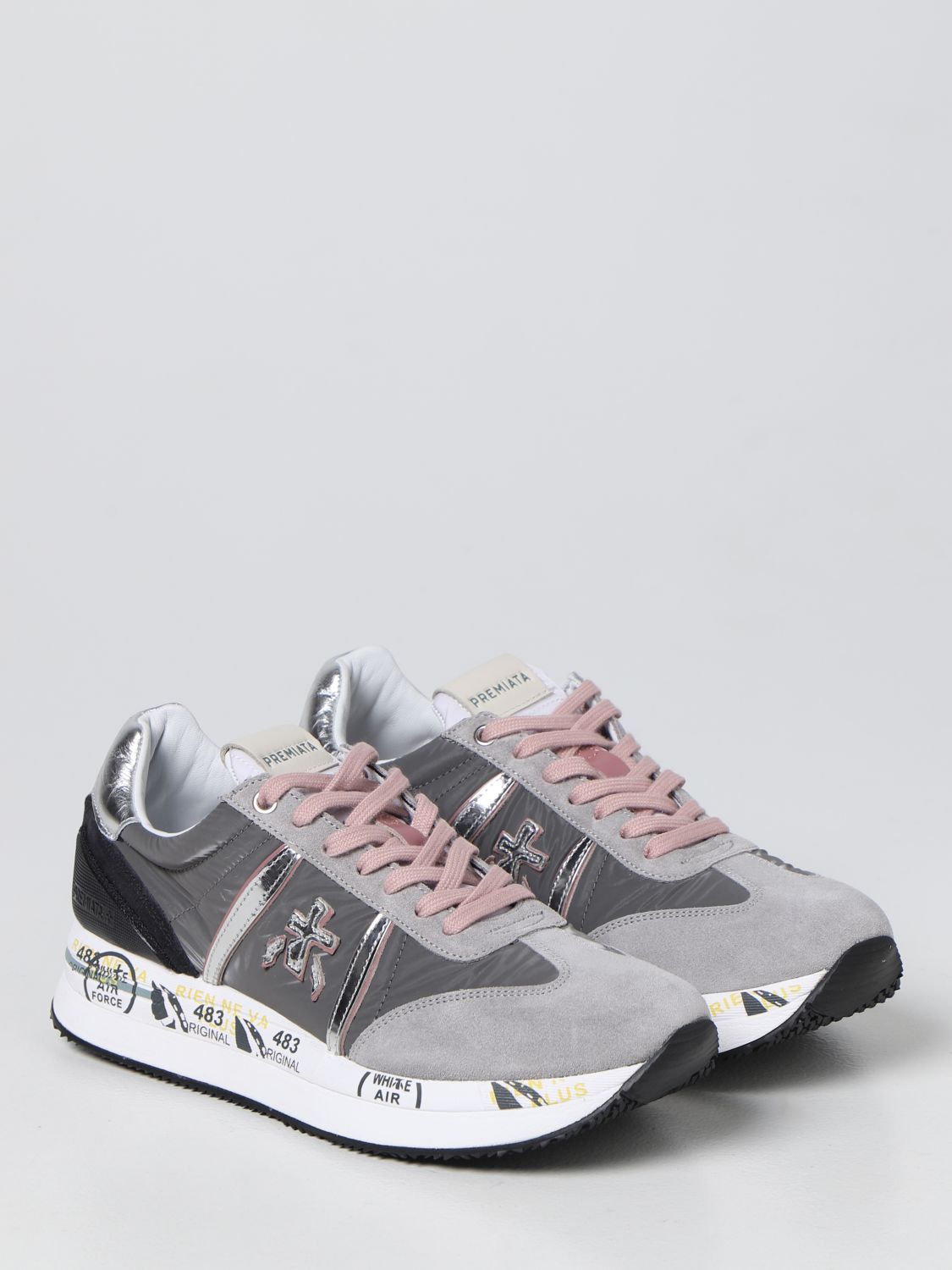 PREMIATA: sneakers for woman - Grey | Premiata sneakers CONNY 5949 ...