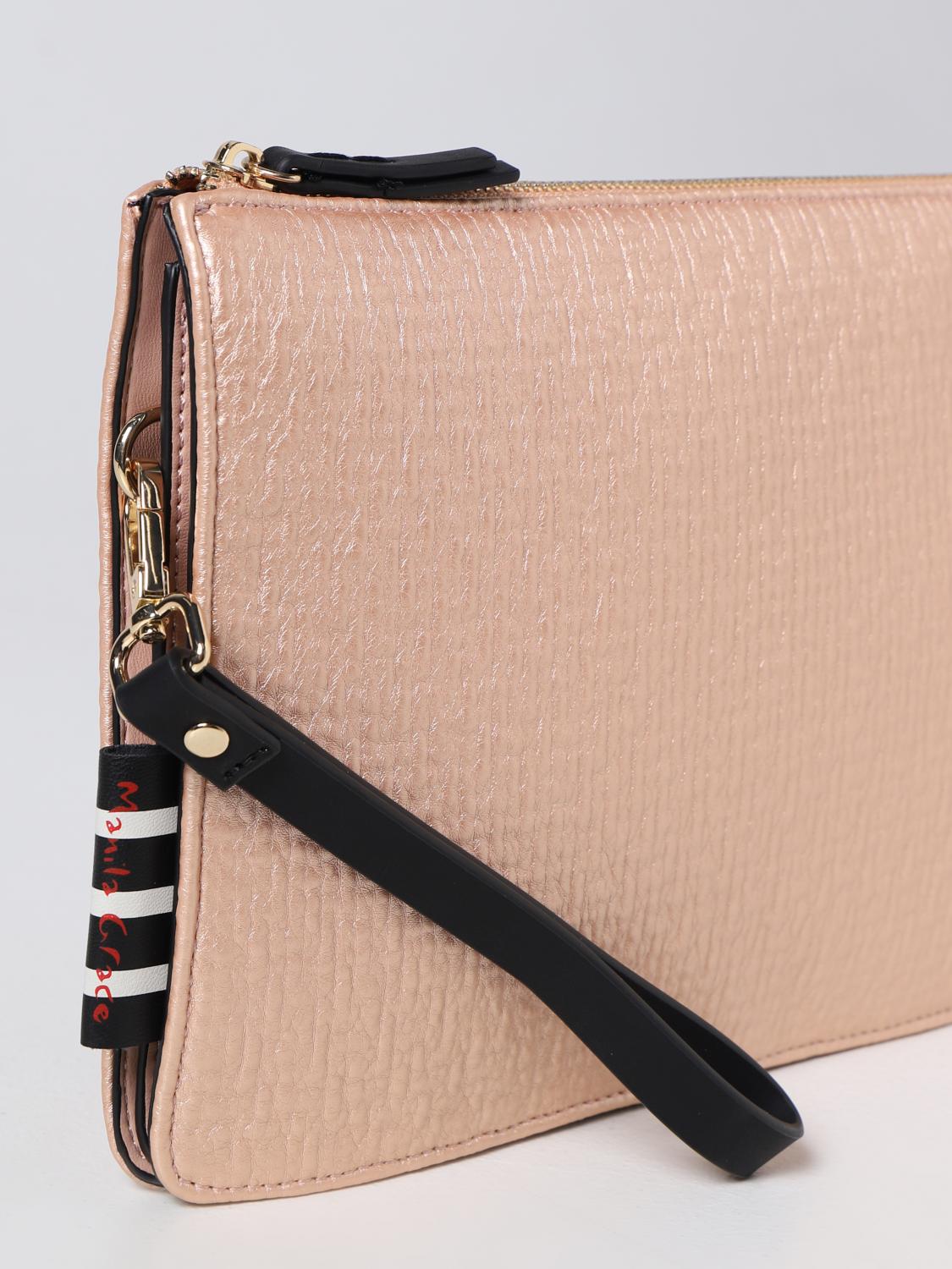 MANILA GRACE clutch for woman Pink Manila Grace clutch B828ES