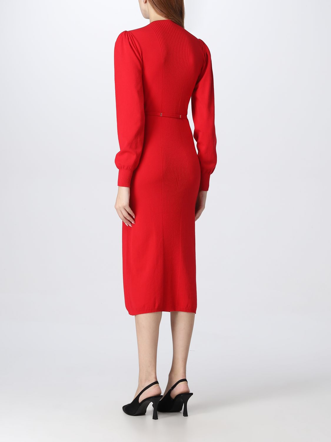 Twinset Outlet: dress for woman - Red | Twinset dress 222TT3192 online ...
