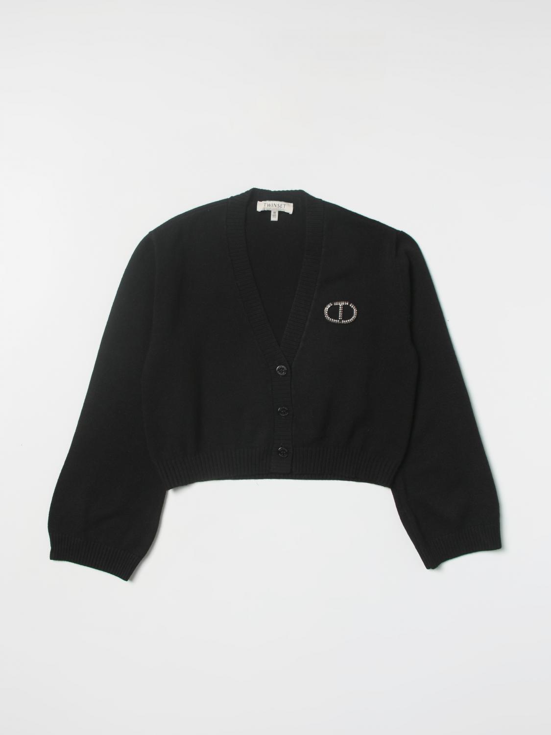 Cardigan cropped in viscosa stretch Giglio.com Bambina Abbigliamento Maglioni e cardigan Cardigan 