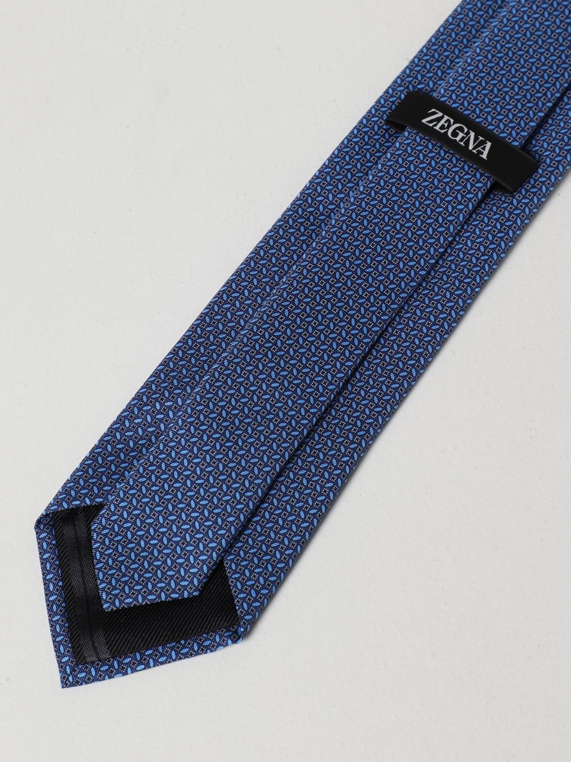 Tie Zegna: Zegna tie for men blue 2