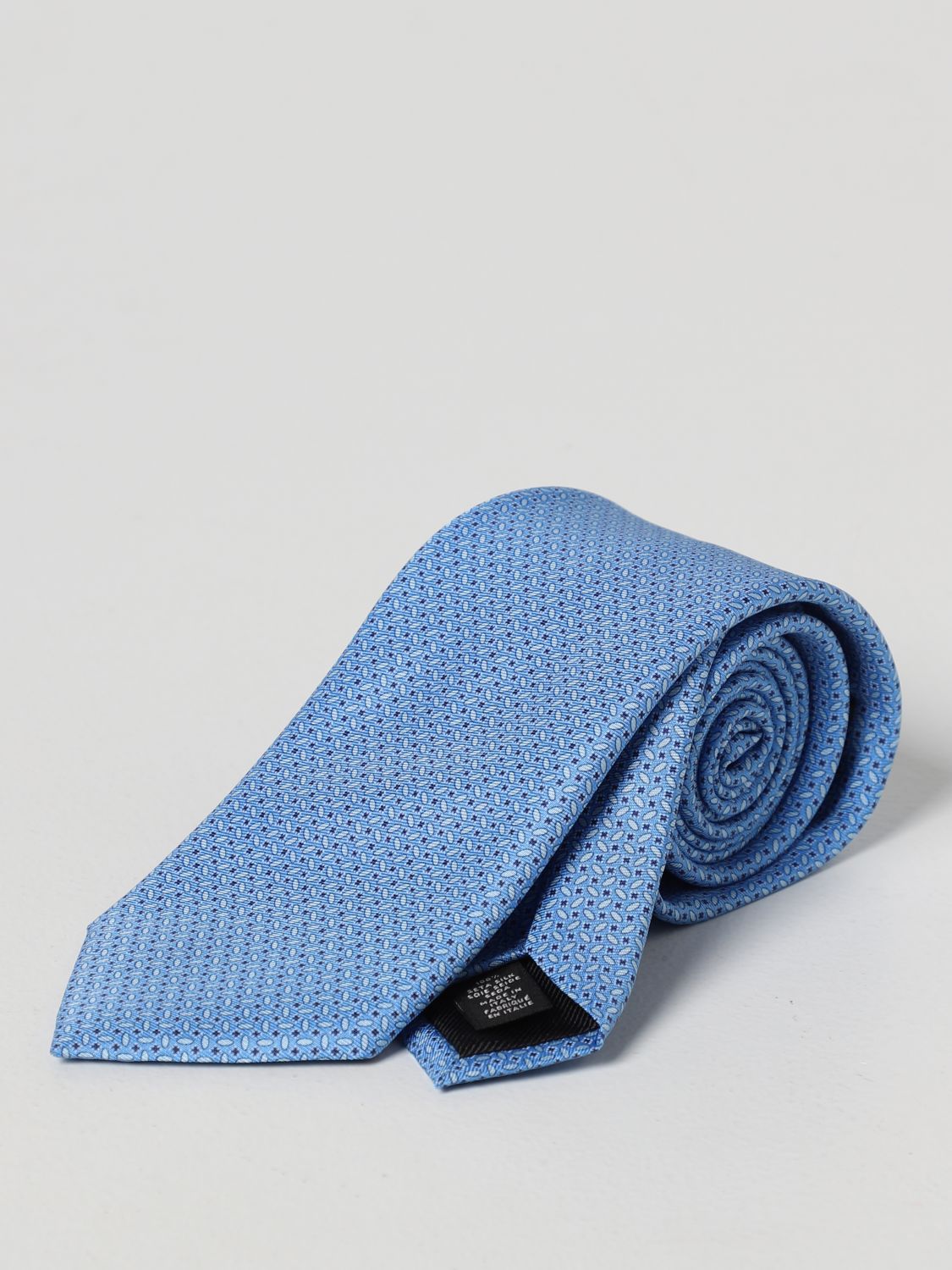 ZEGNA: tie for man - Gnawed Blue | Zegna tie Z4W08T1P8 online at GIGLIO.COM