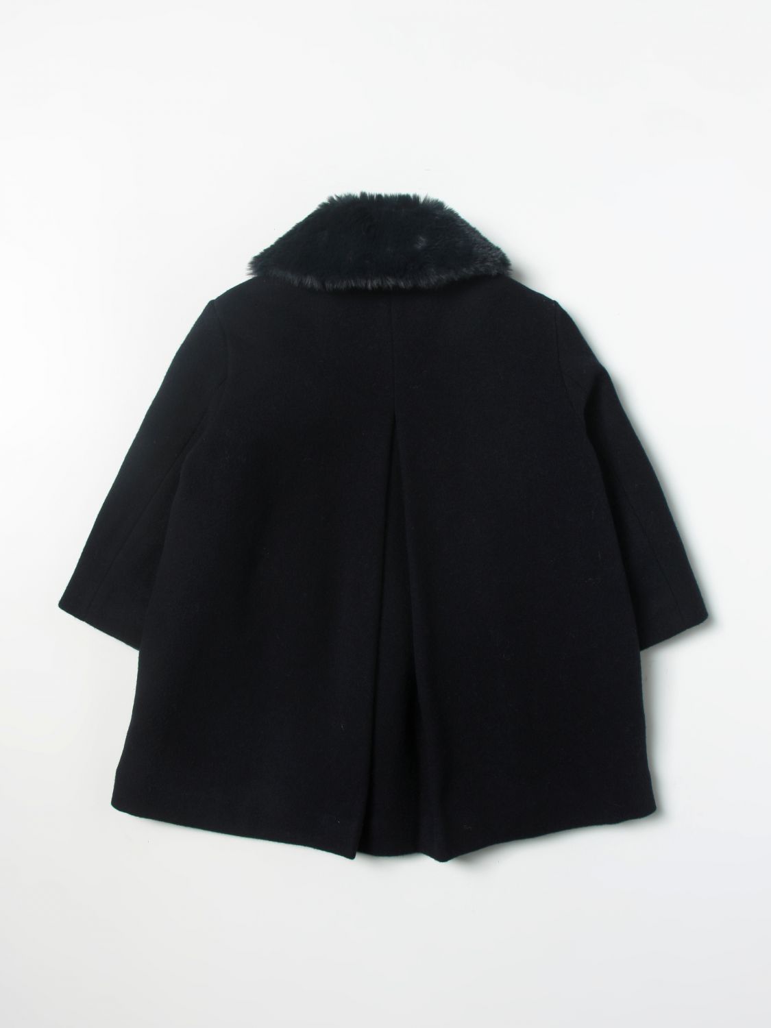 Coat Il Gufo: Il Gufo coat for girls blue 2