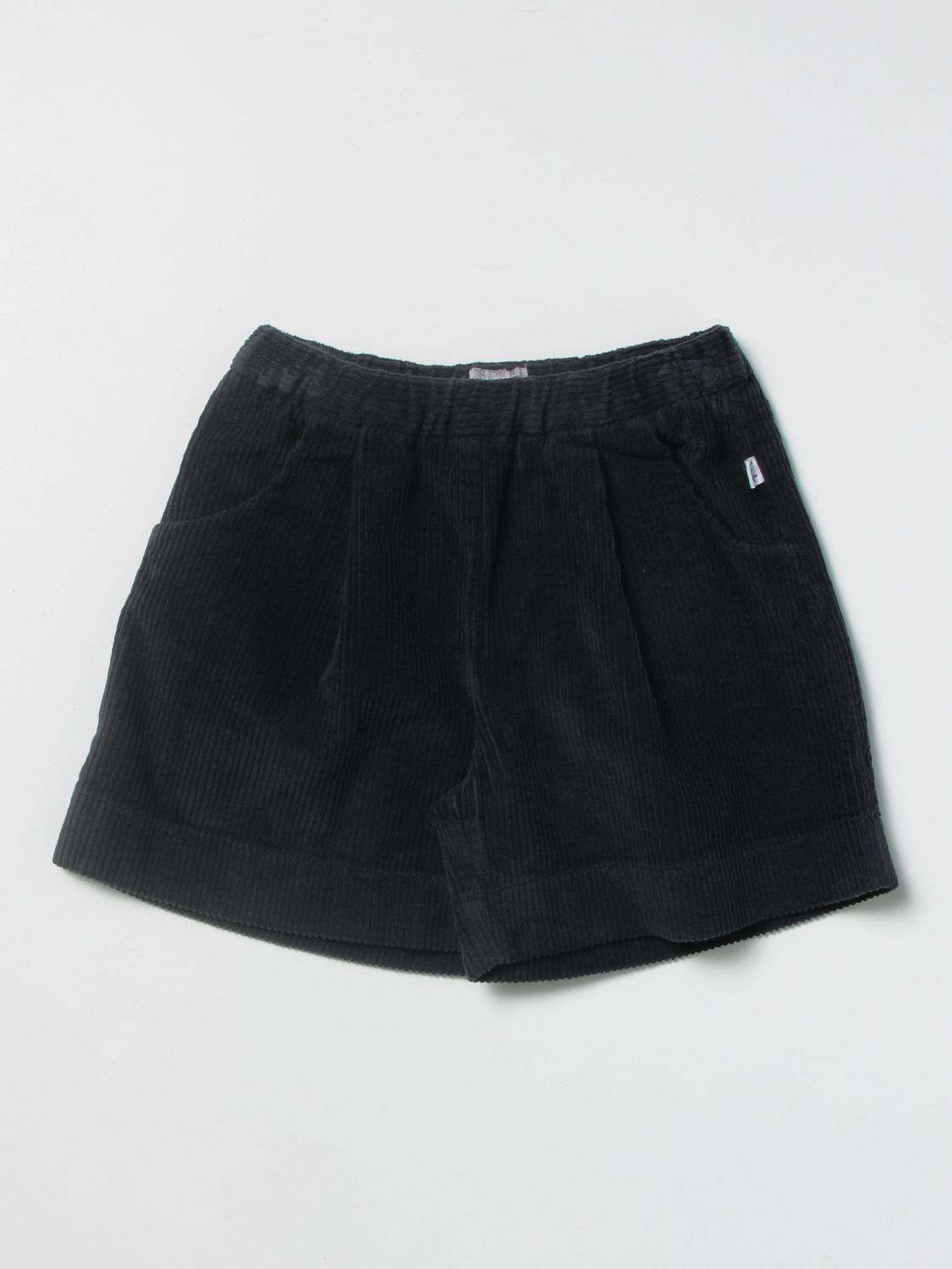 Pantalones cortos Il Gufo: Pantalones cortos Il Gufo para niña azul oscuro 1