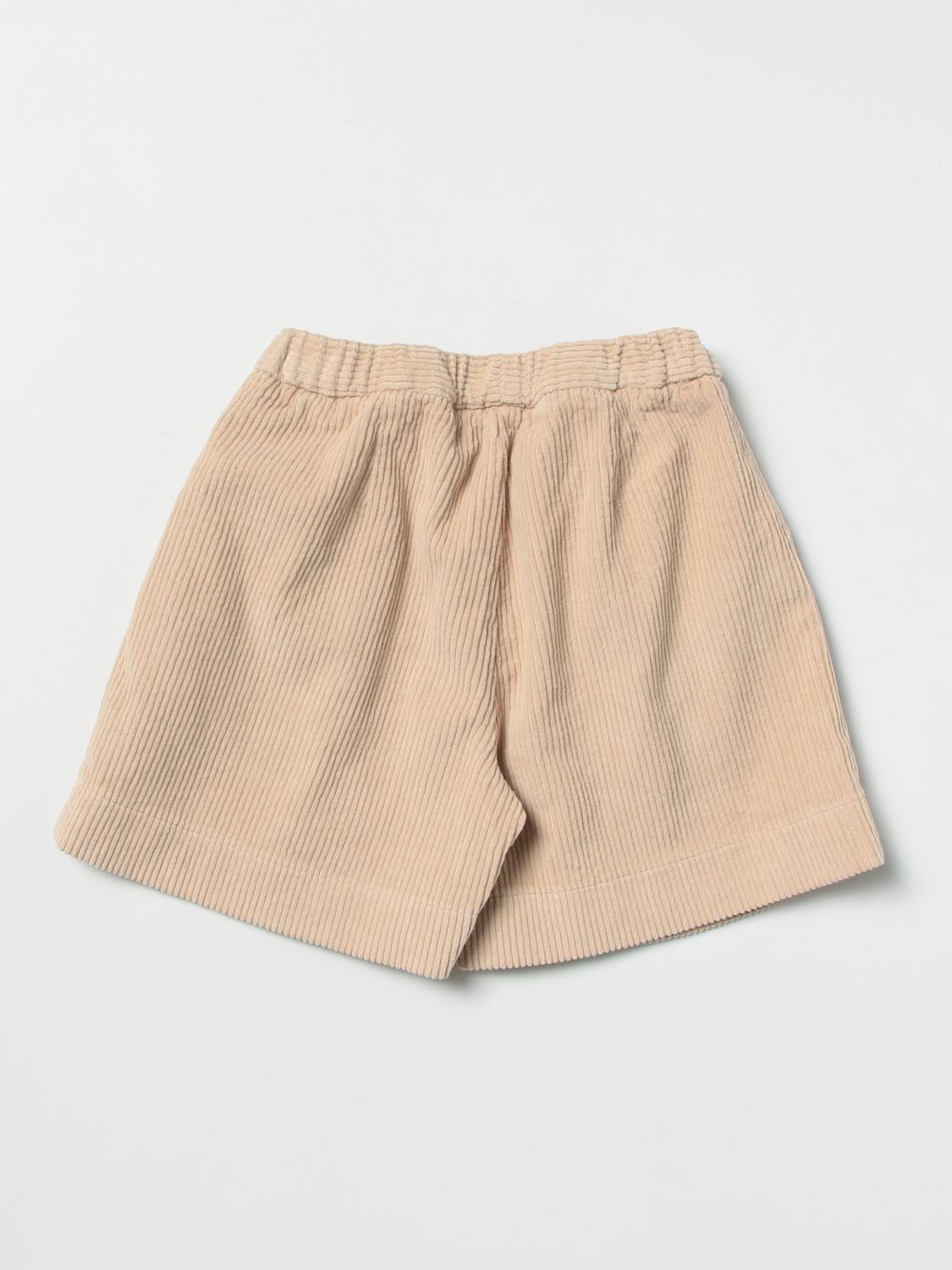 Pantalones cortos Il Gufo: Pantalones cortos Il Gufo para niña beige 2